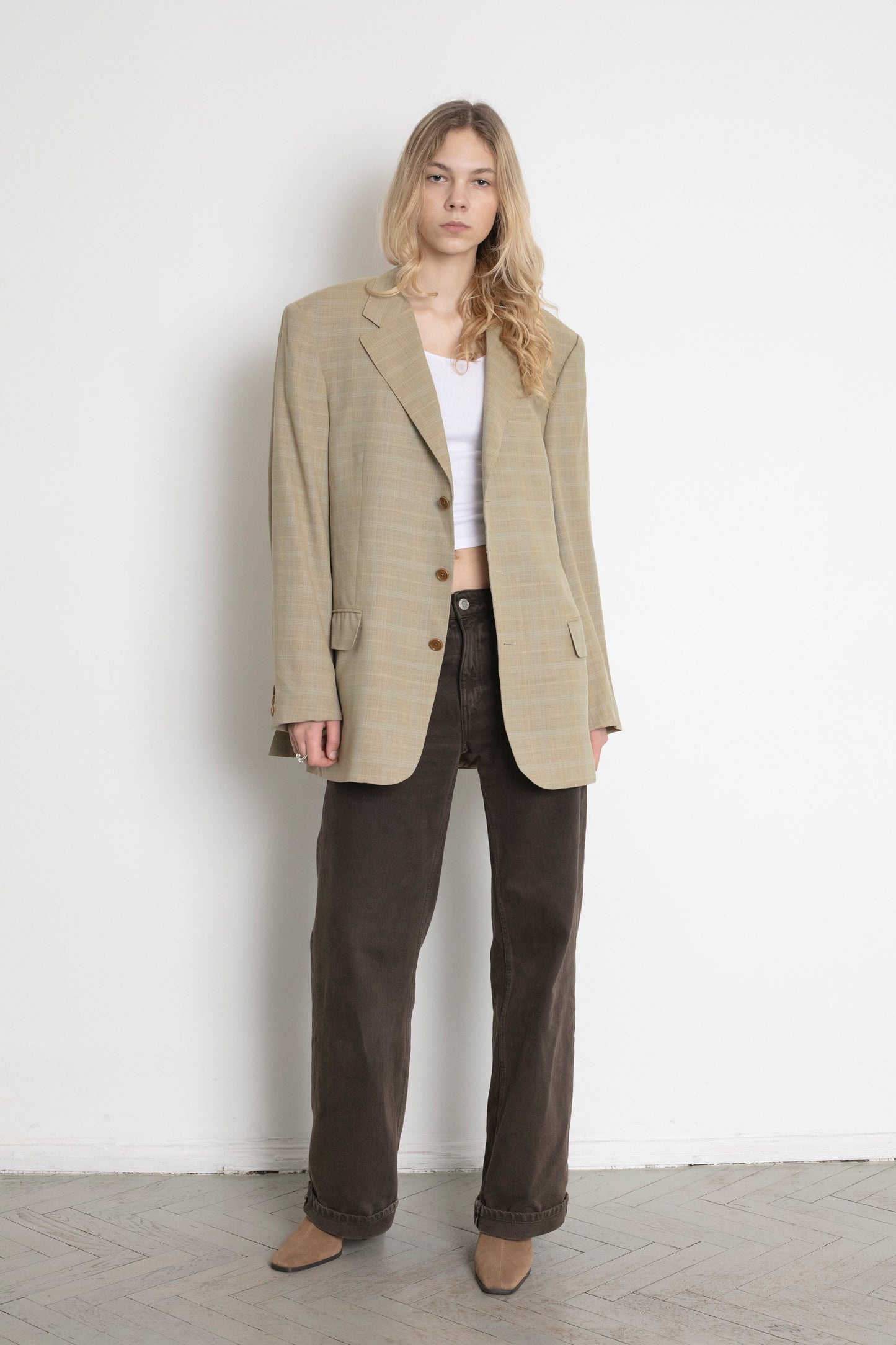 Vintage Burberry Wool Blazer