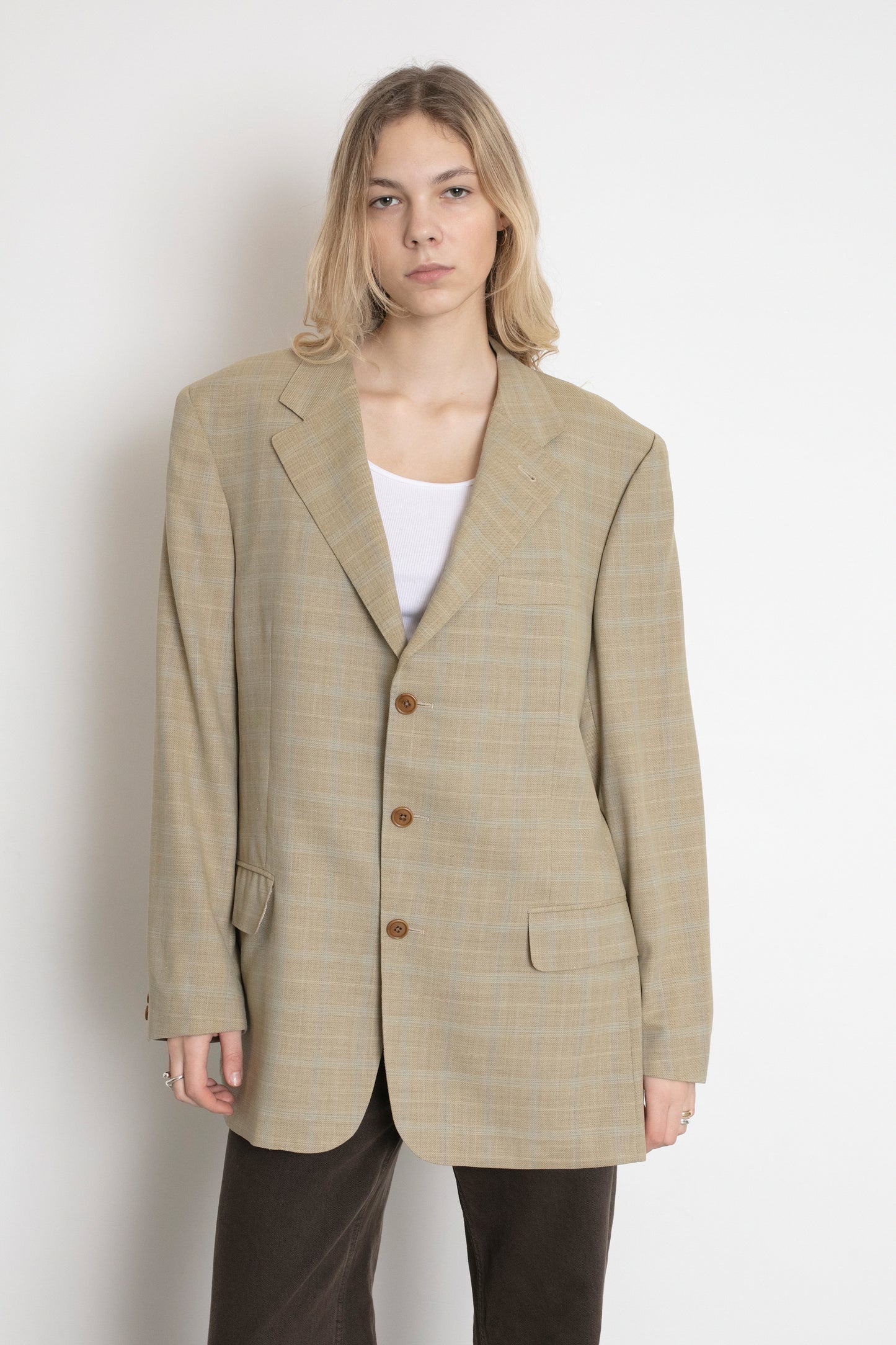 Vintage Burberry Wool Blazer