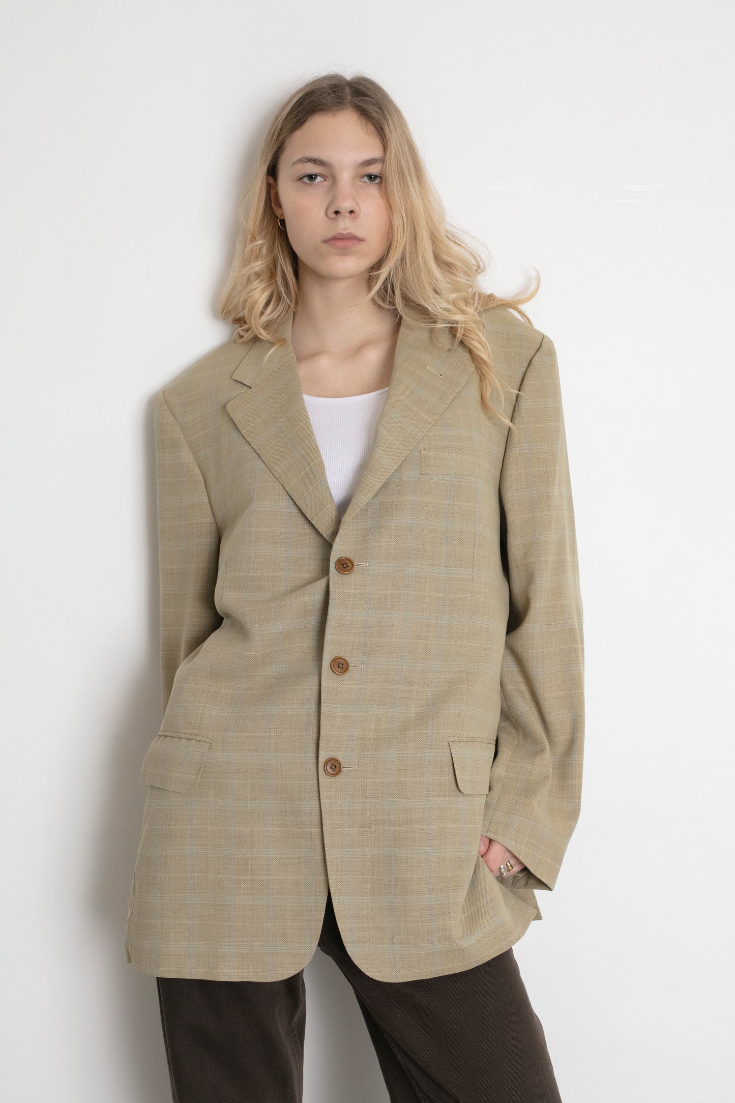 Vintage Burberry Wool Blazer
