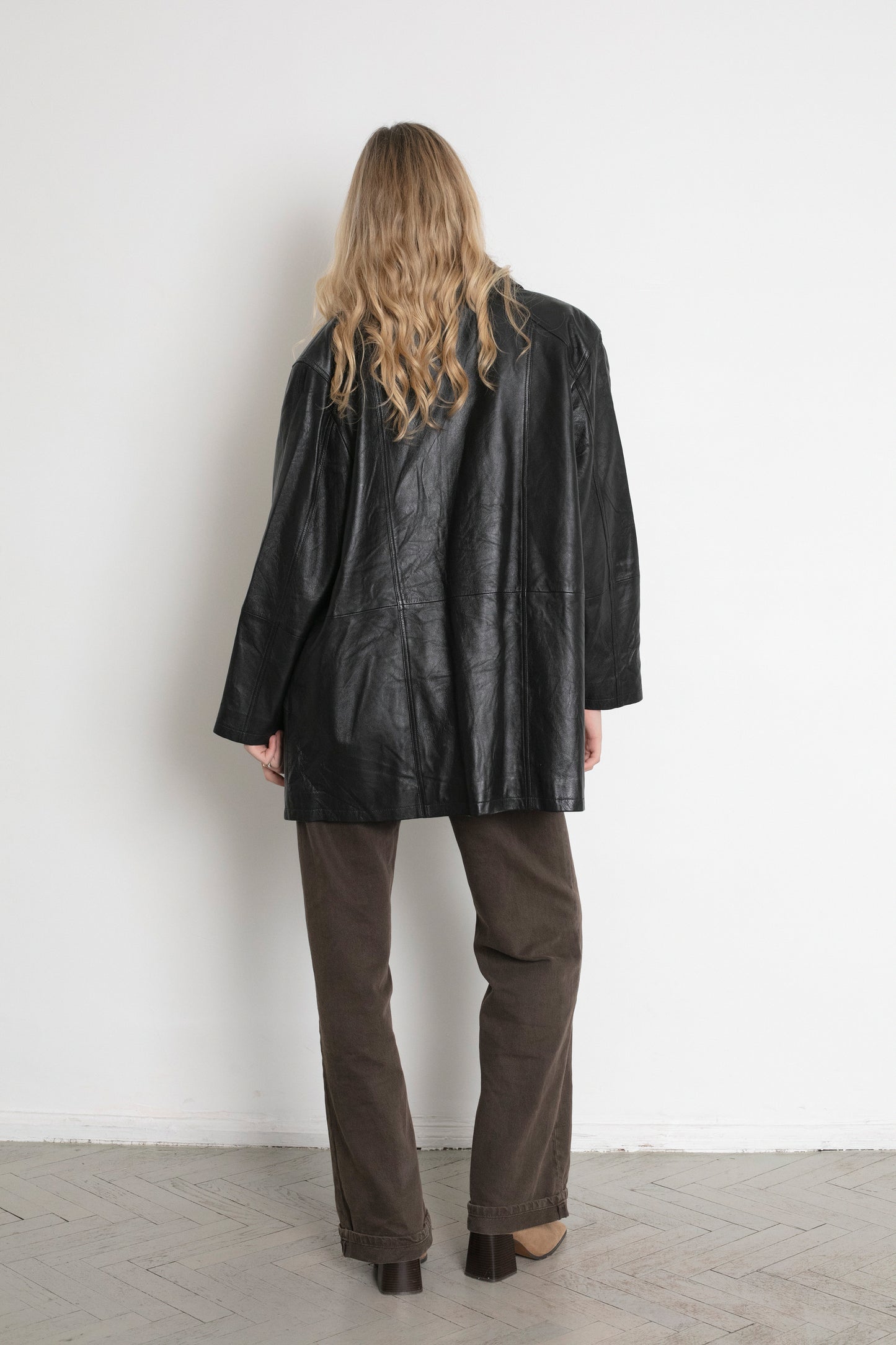 Vintage Black Leather Jacket