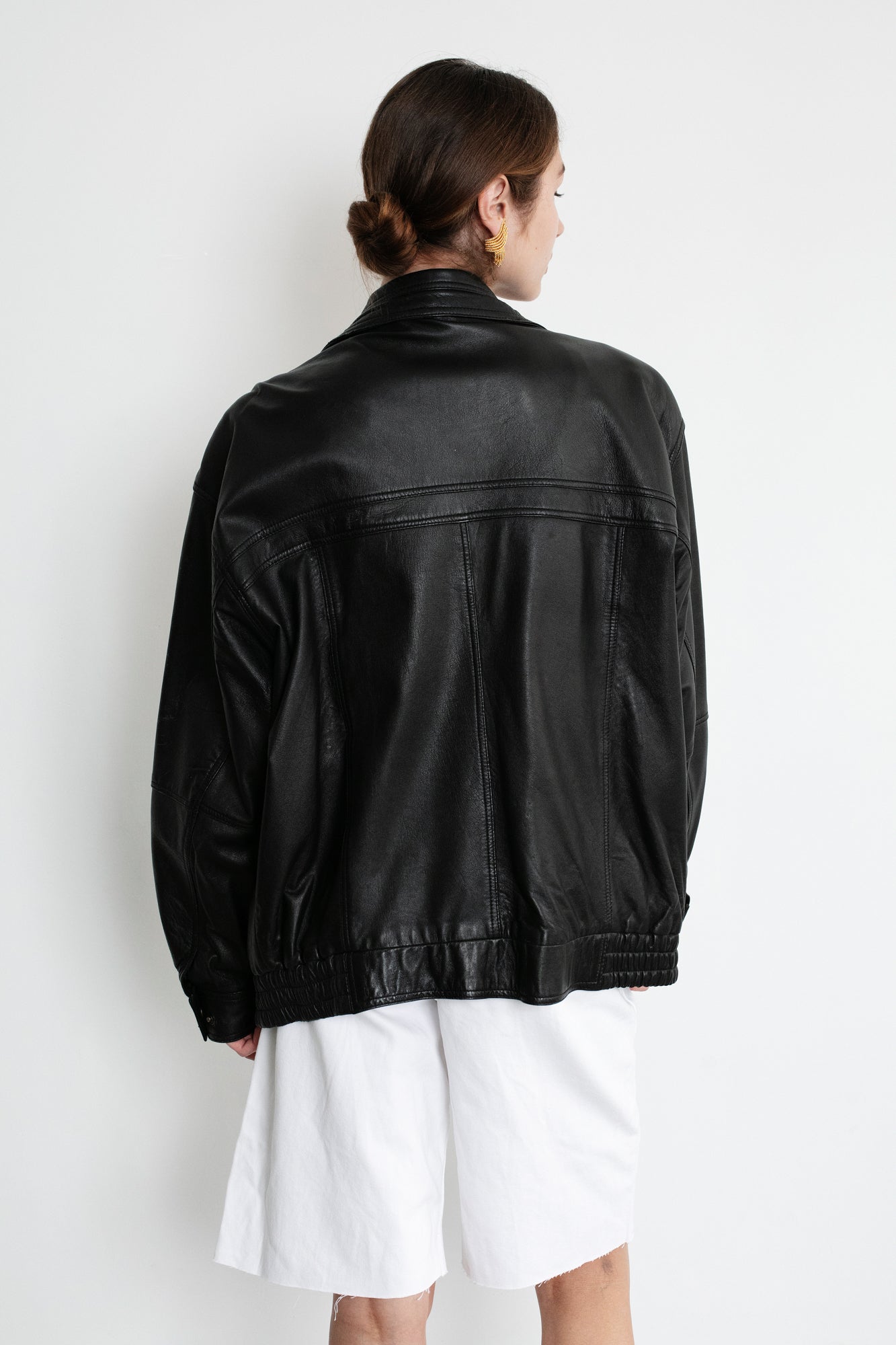 Vintage Black Leather Jacket