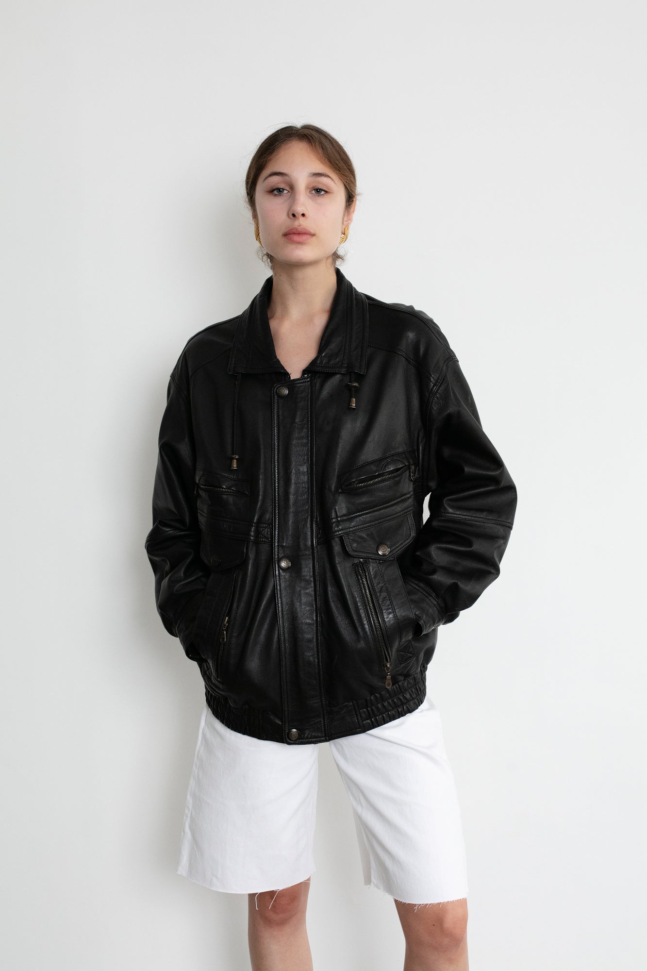 Vintage Black Leather Jacket