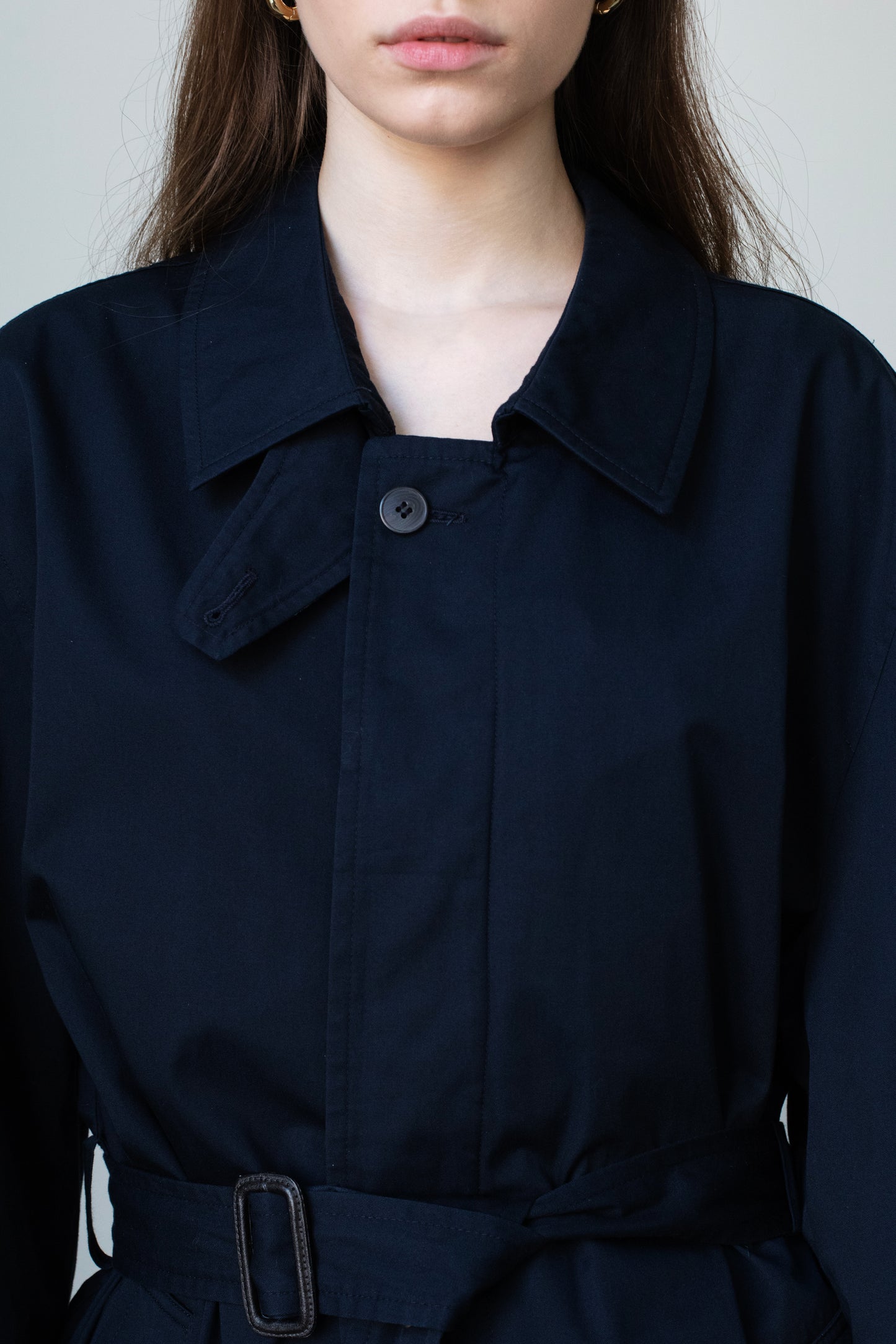 Vintage Navy Trench Coat