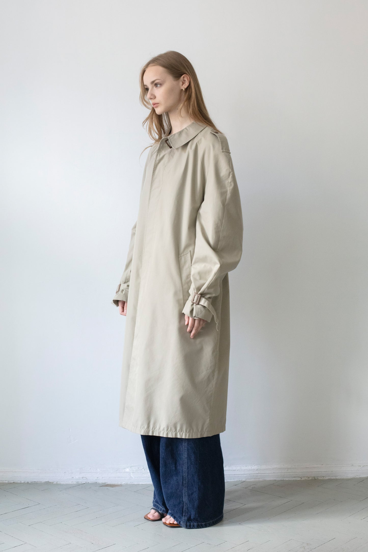 Vintage Beige Trench Coat