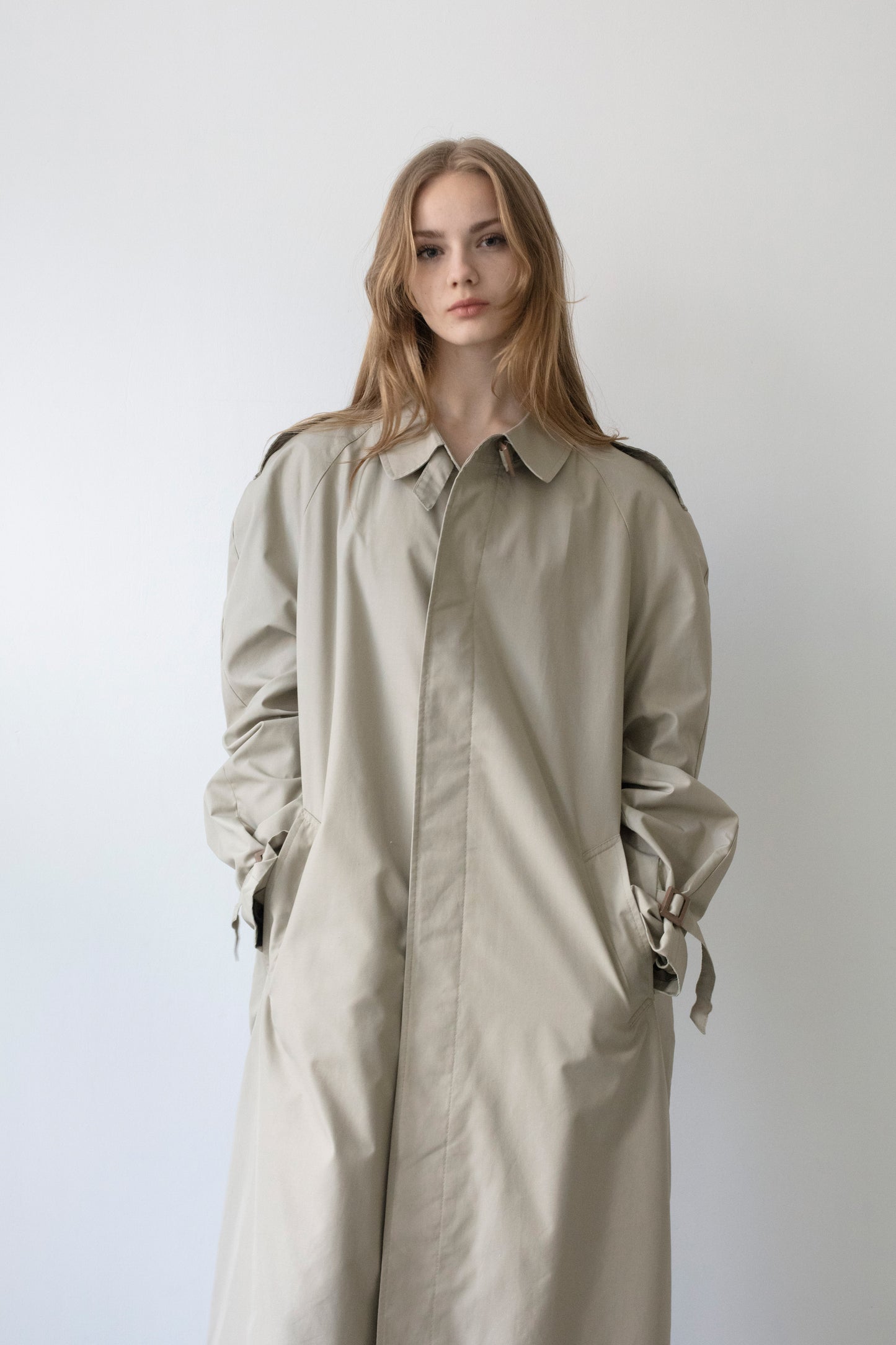 Vintage Beige Trench Coat