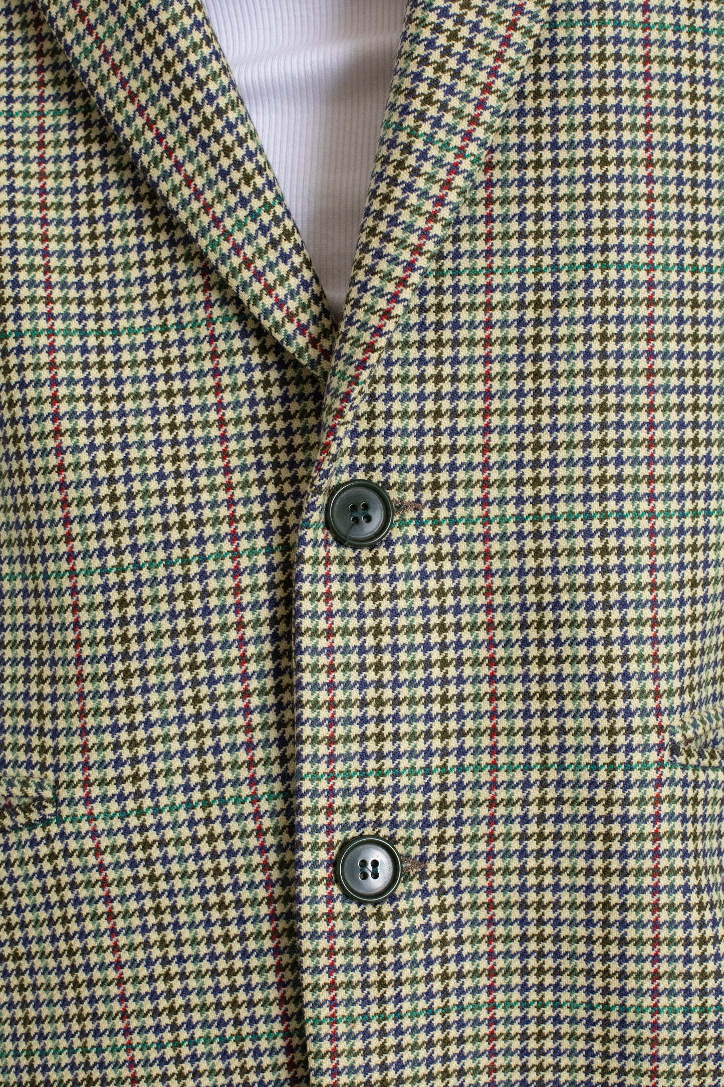 Vintage Houndstooth Oversized Wool Blazer