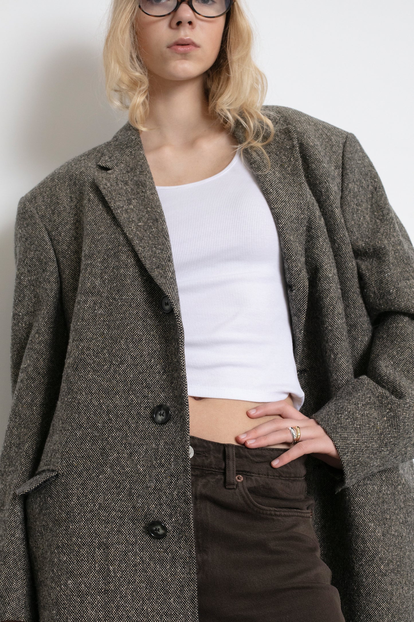 Vintage Brown Wool Coat