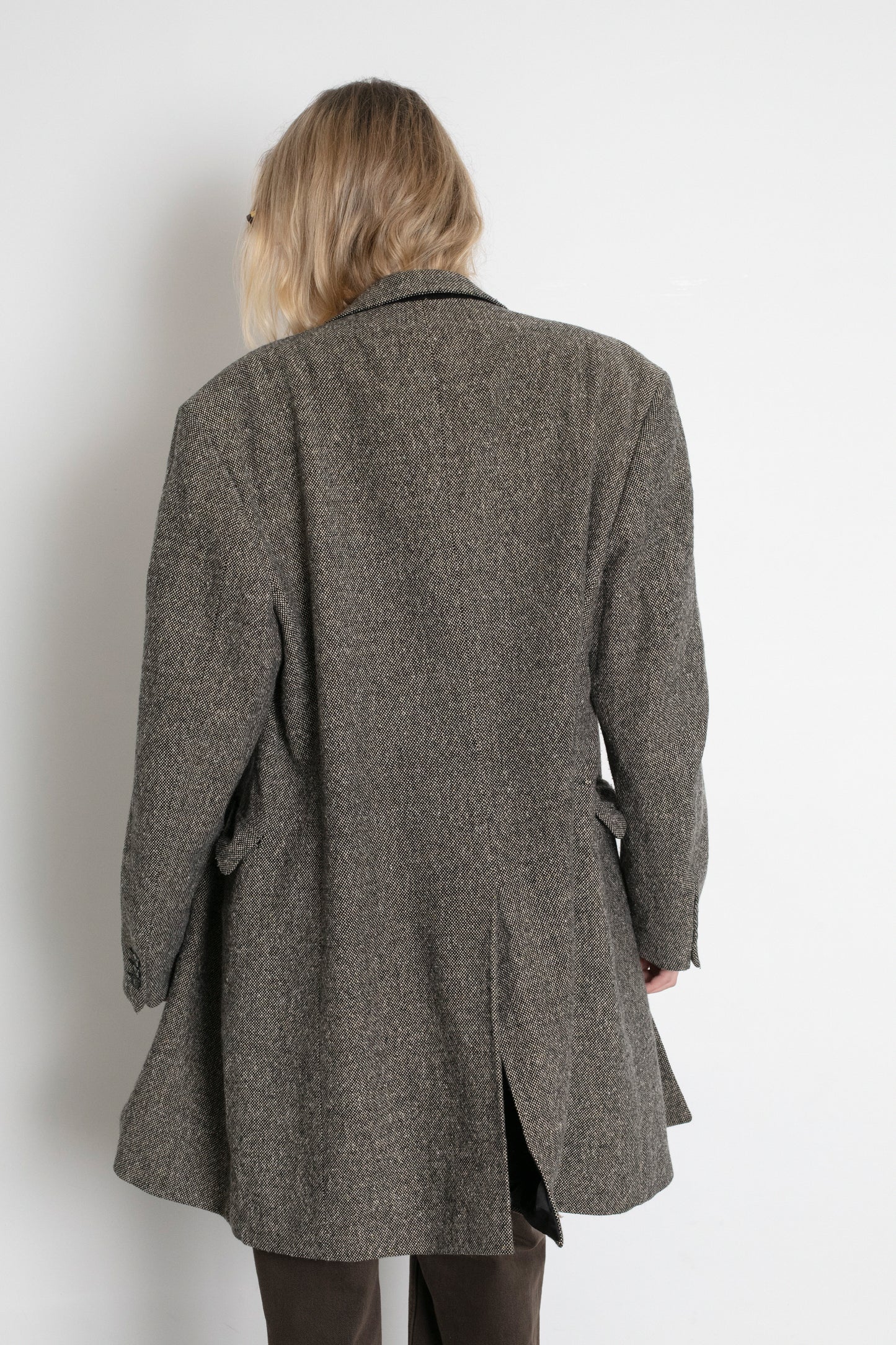 Vintage Brown Wool Coat
