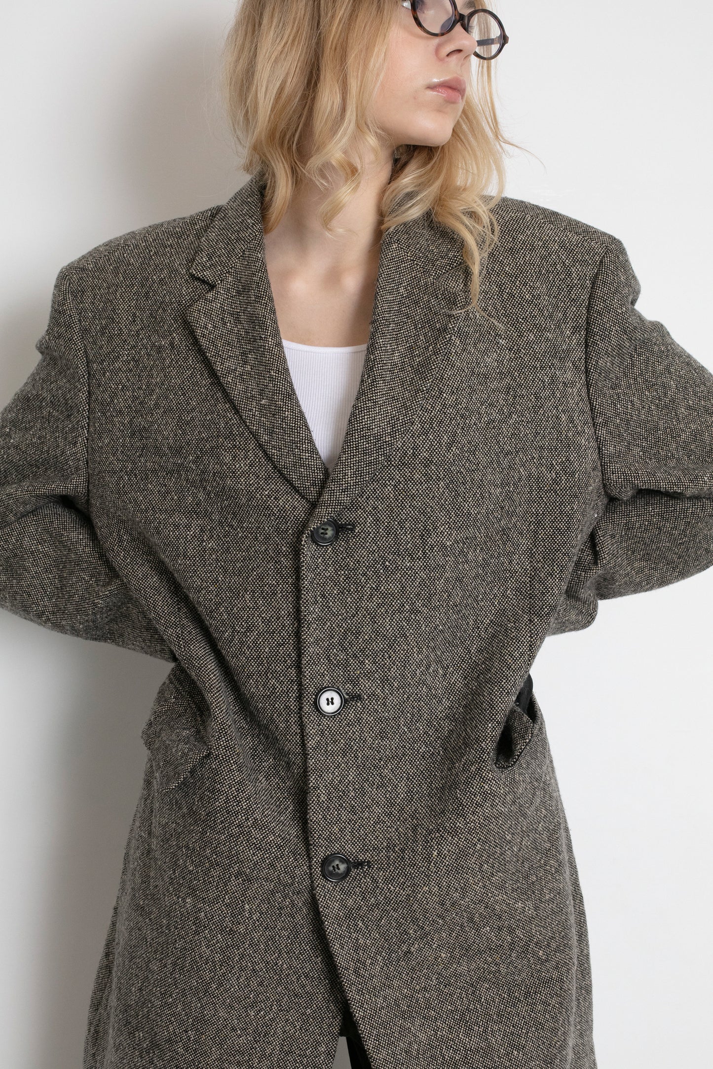 Vintage Brown Wool Coat