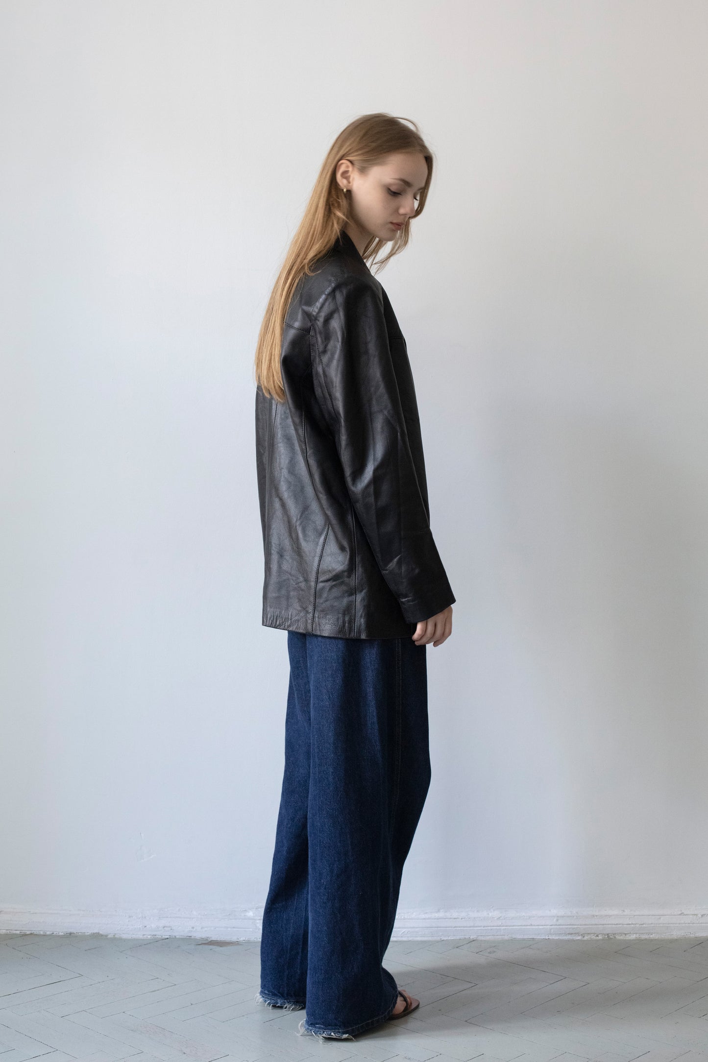 Vintage Black Leather Jacket