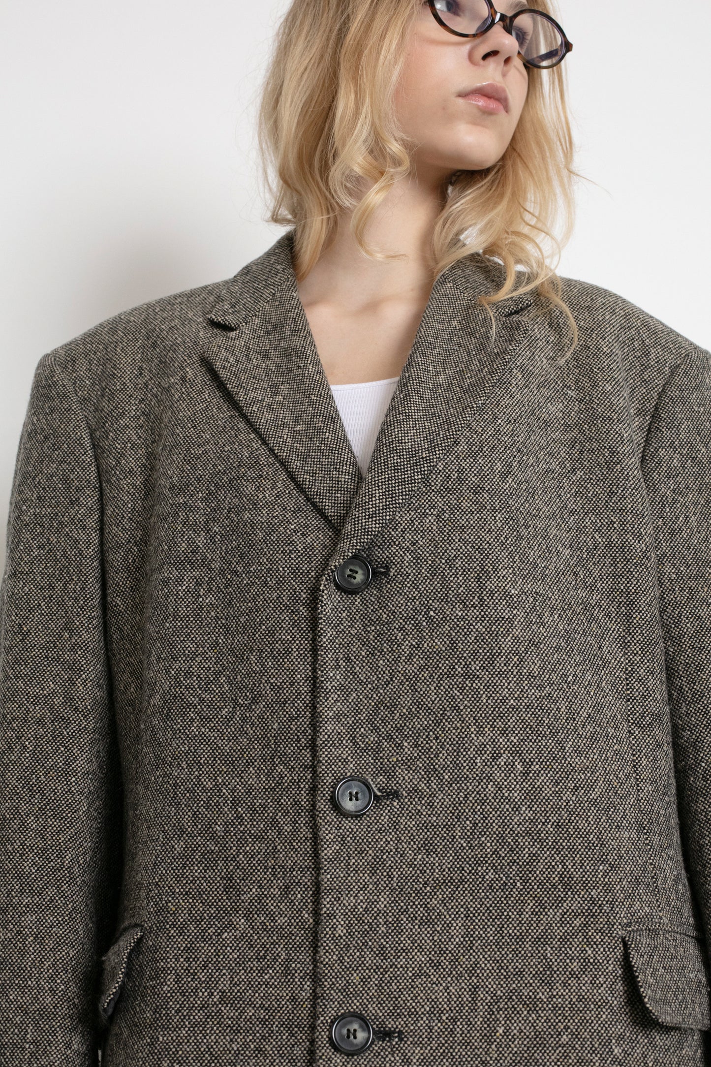 Vintage Brown Wool Coat