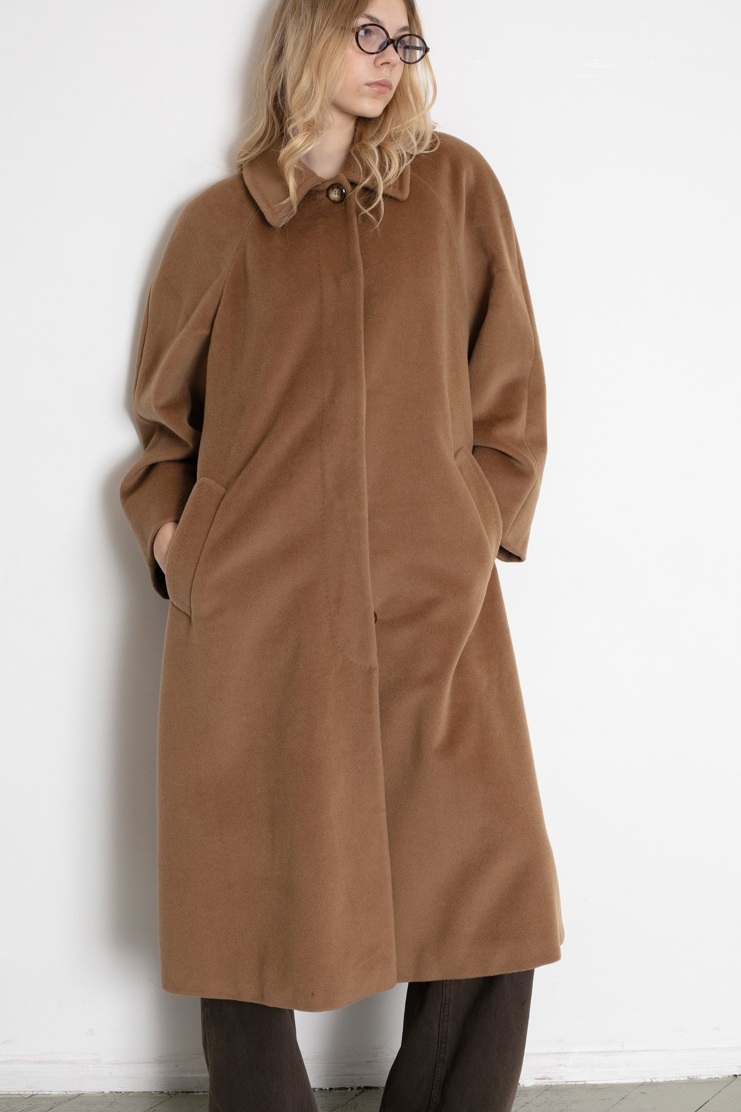 Vintage Brown Wool Coat