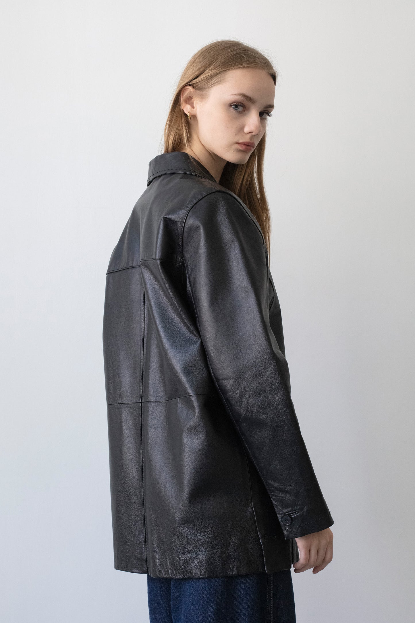 Vintage Black Leather Jacket