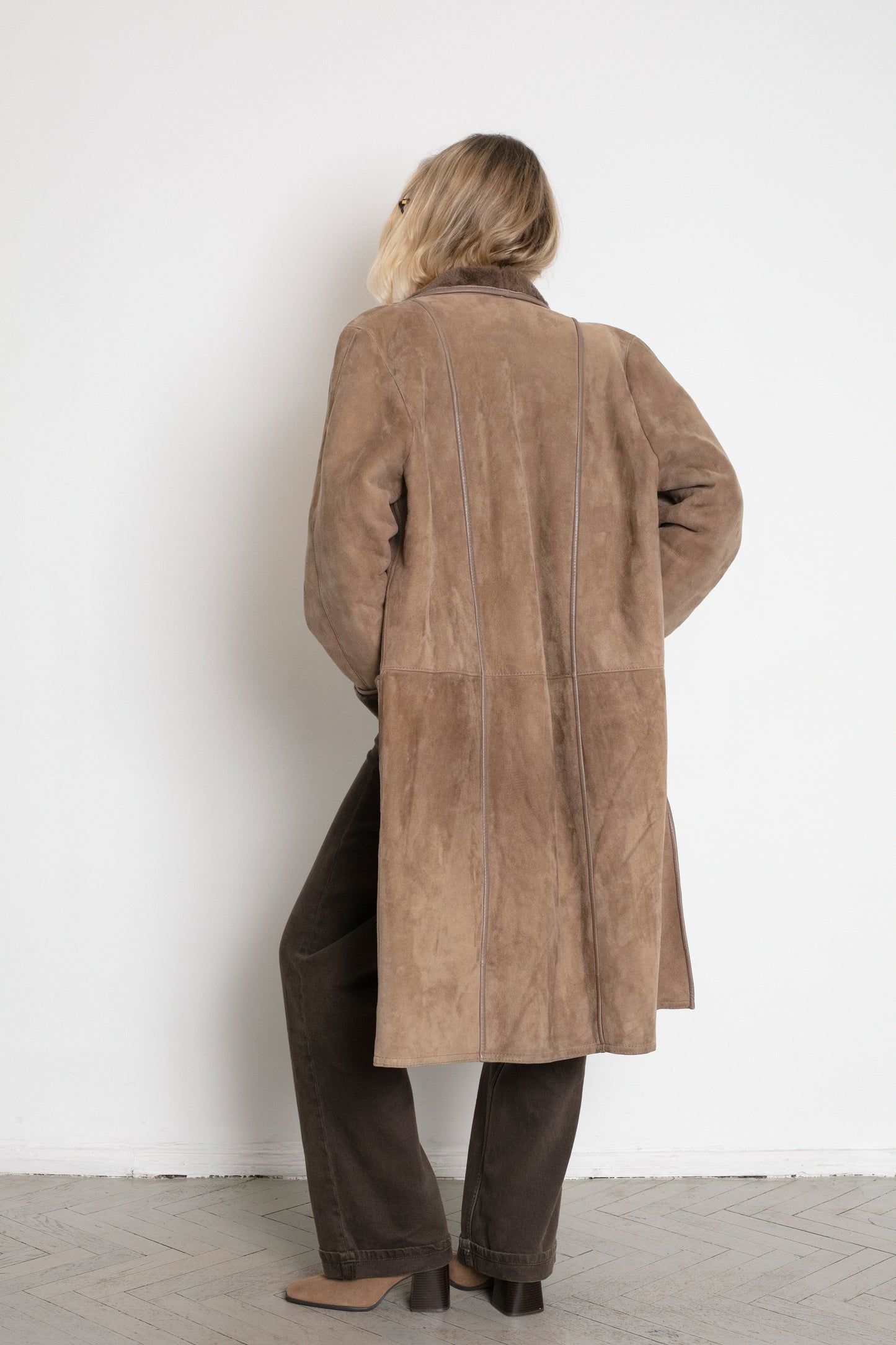 Vintage Shearling Sheepskin Coat