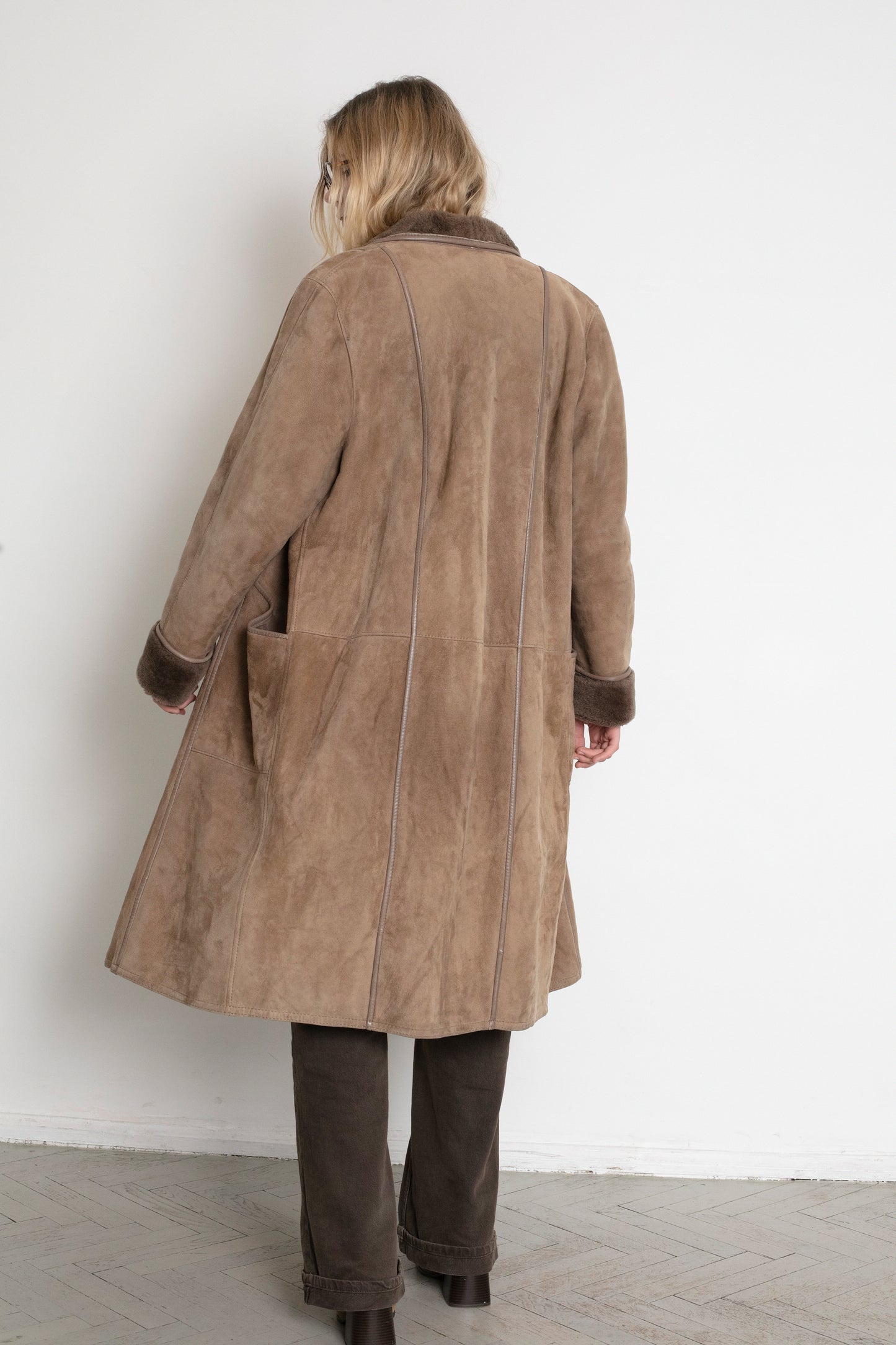 Vintage Shearling Sheepskin Coat