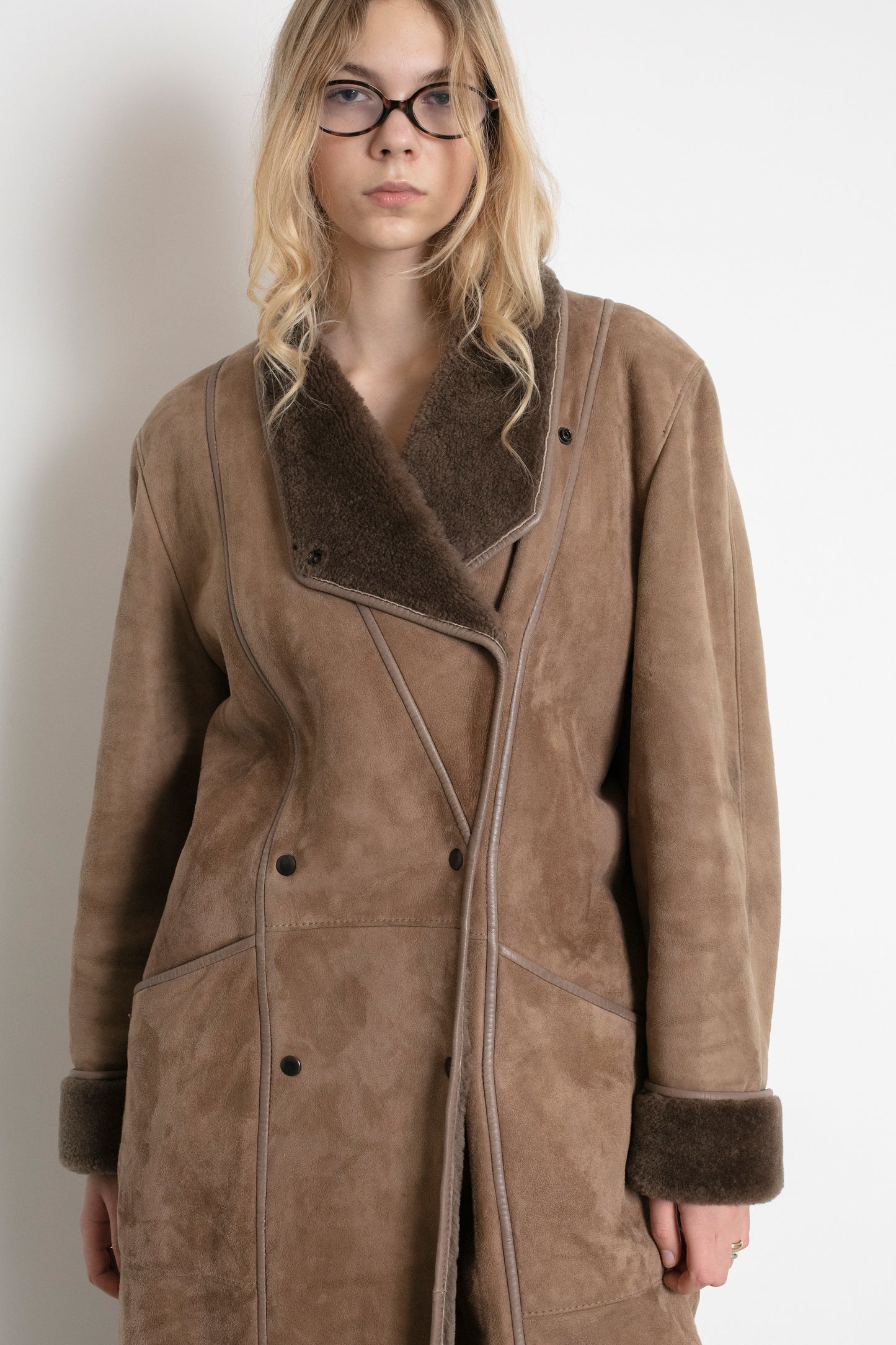 Vintage Shearling Sheepskin Coat