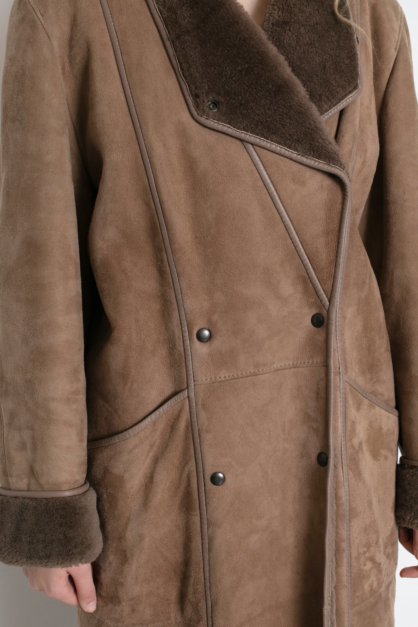 Vintage Shearling Sheepskin Coat