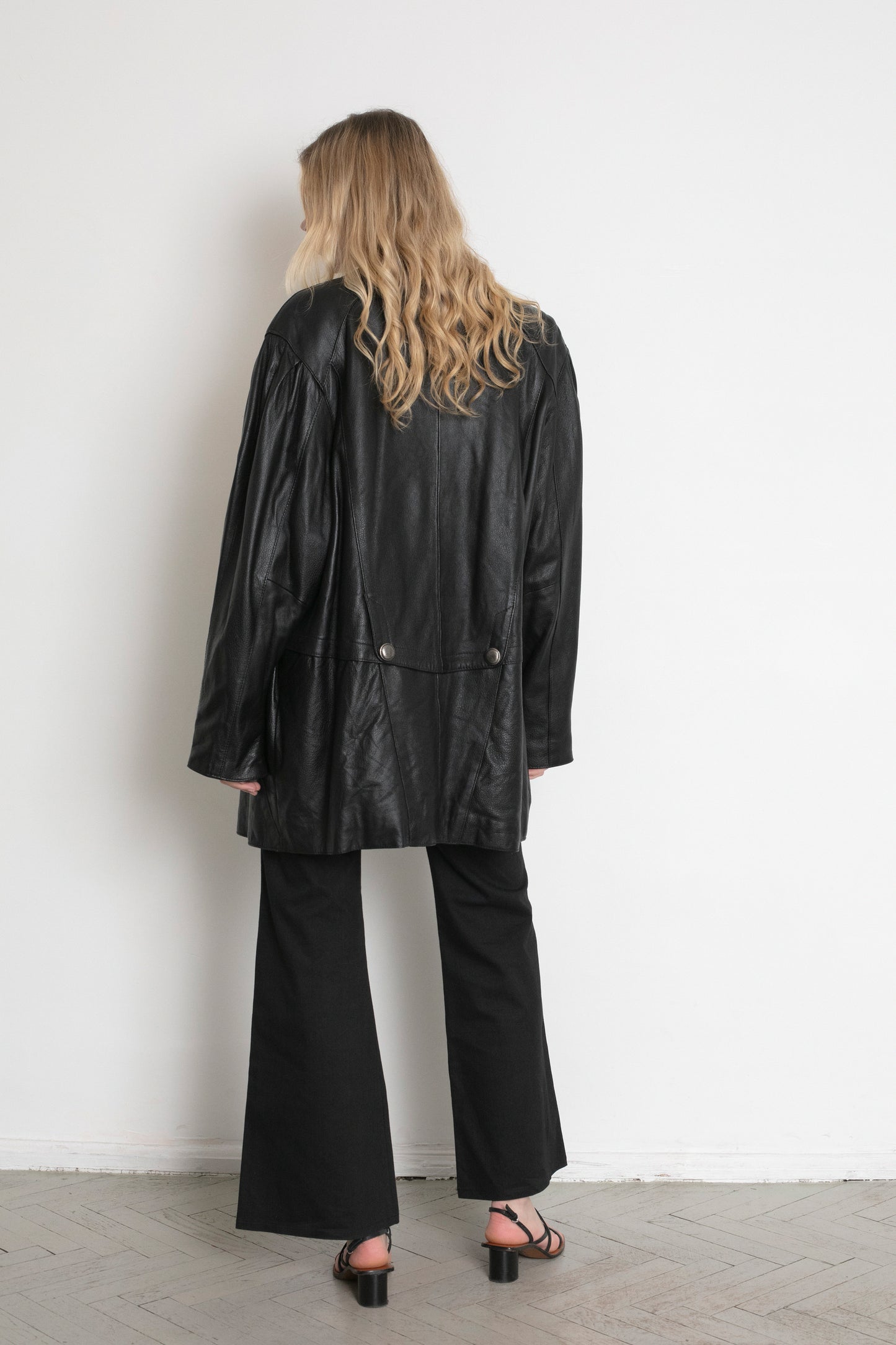 Vintage Black Leather Jacket