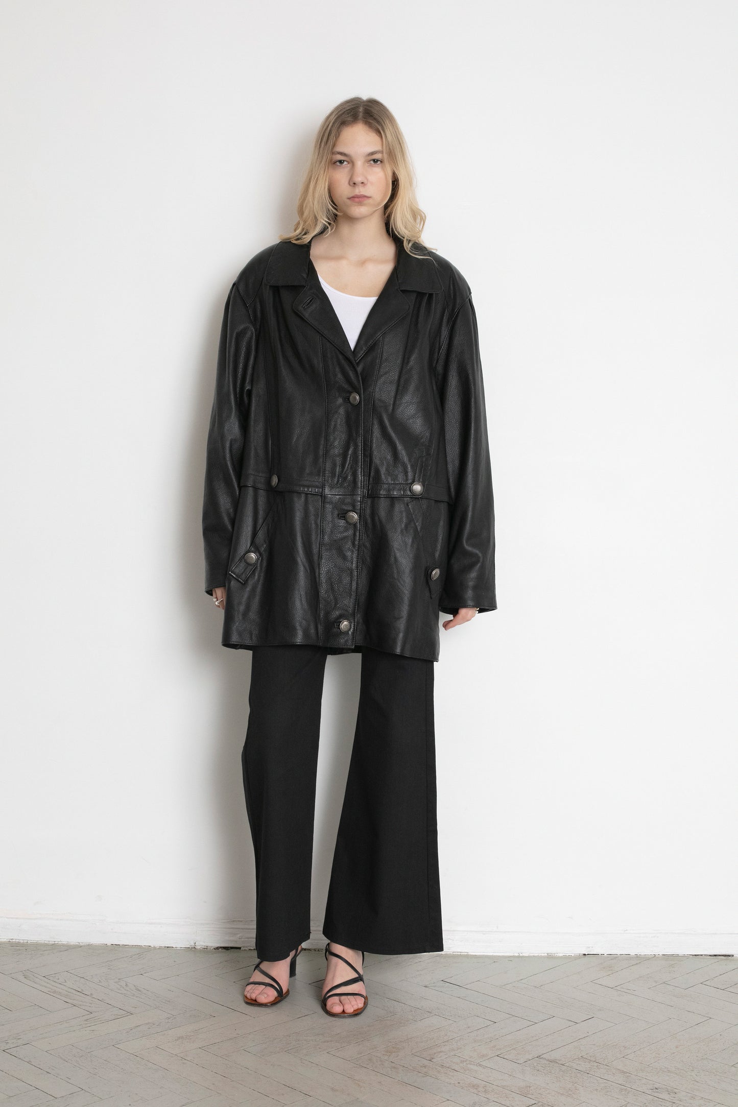 Vintage Black Leather Jacket