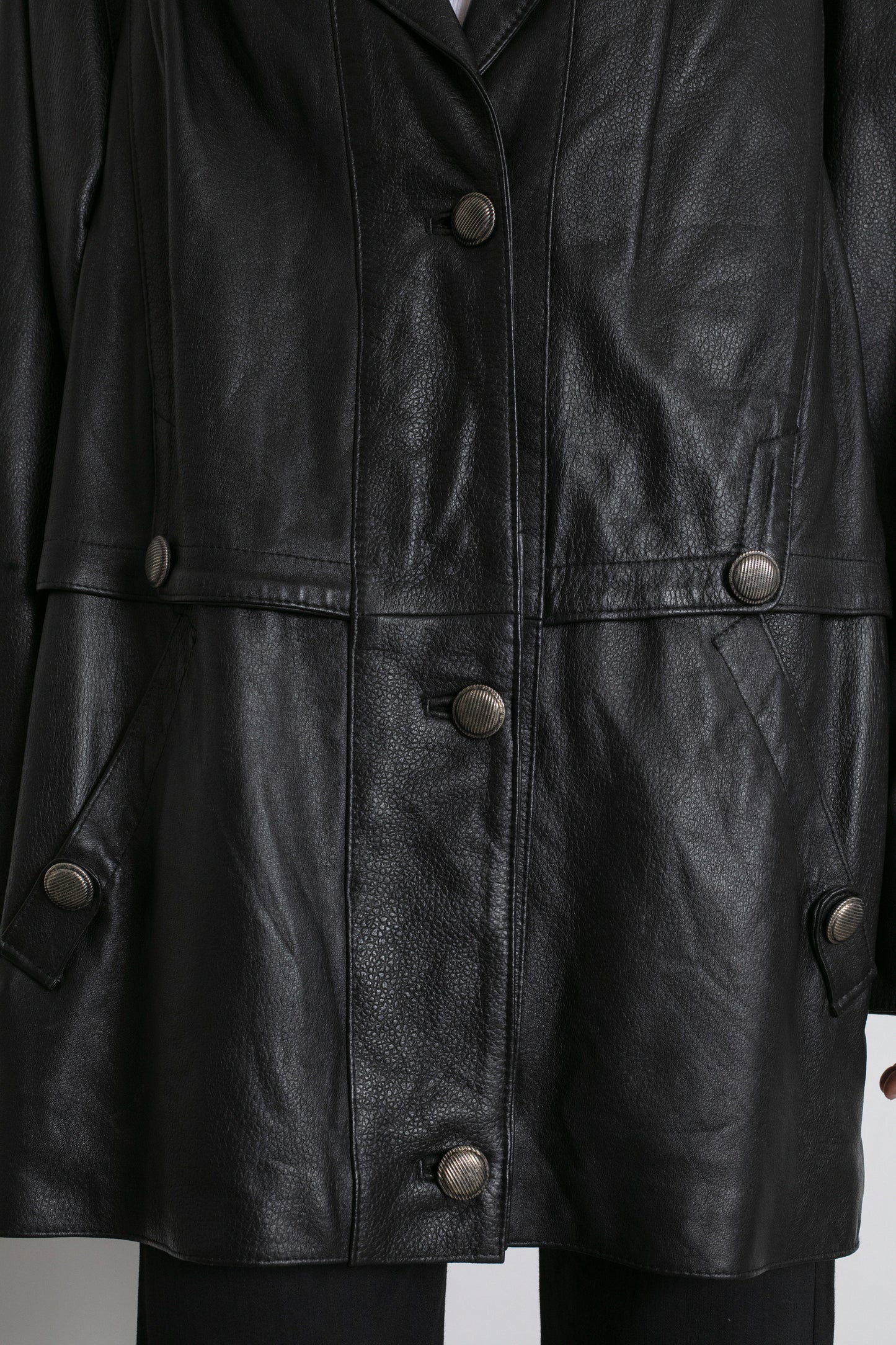 Vintage Black Leather Jacket