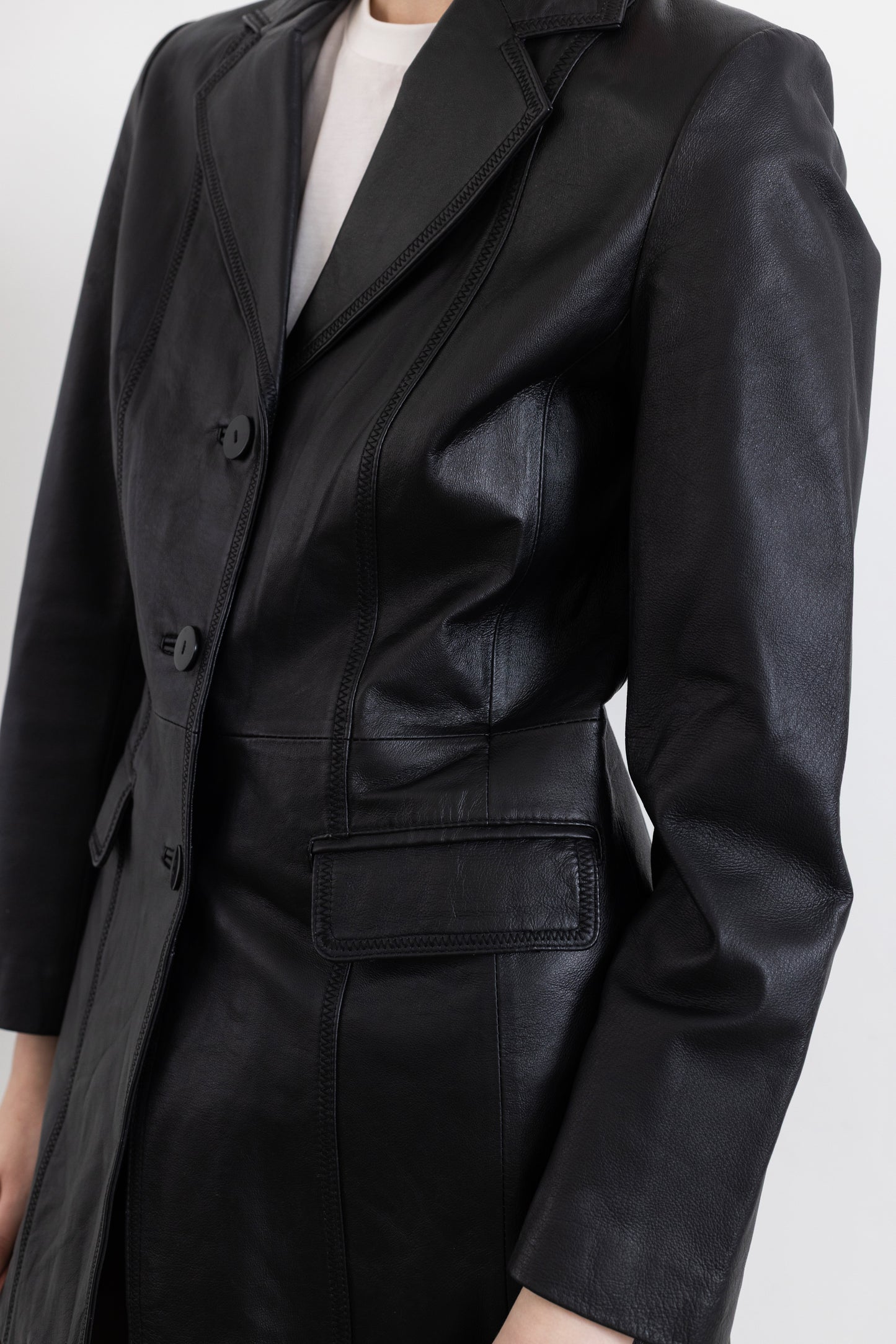 Vintage Black Leather Jacket
