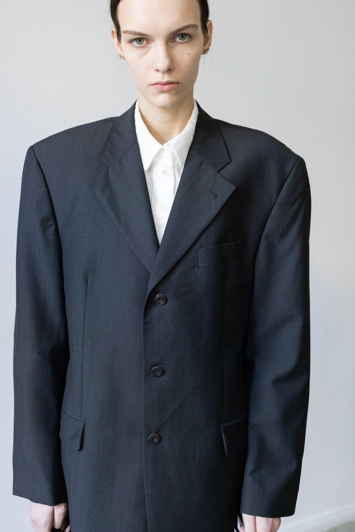 Vintage Joop! Grey 100% Wool Blazer