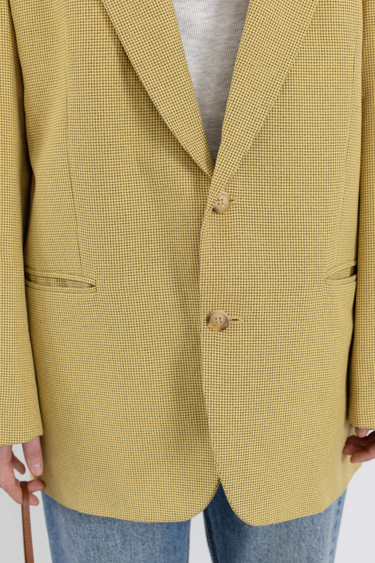 Vintage Yellow Blazer