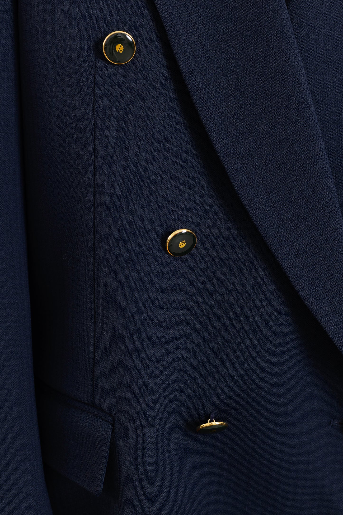 Vintage Lapidus Navy Wool Blazer