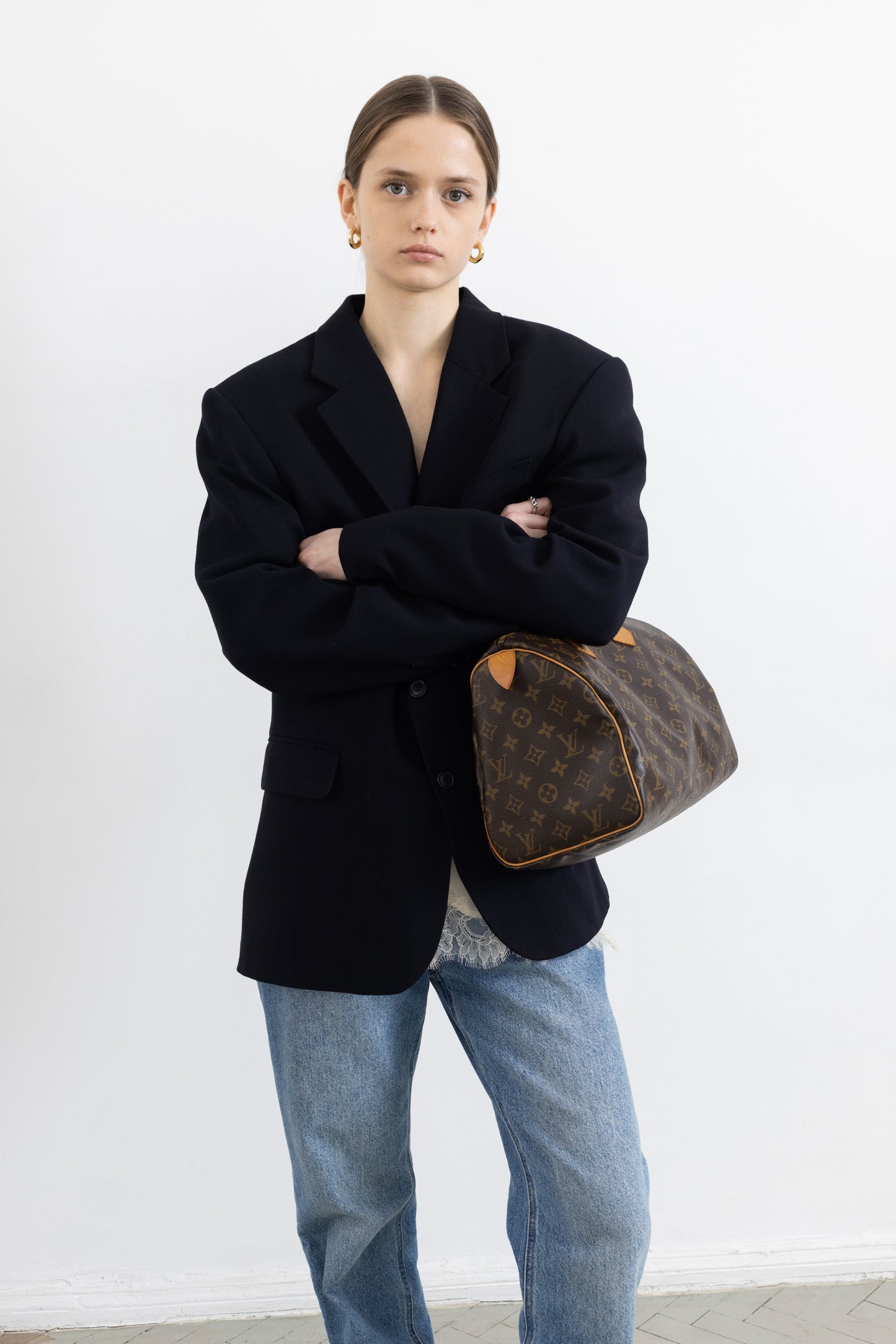 Vintage Navy Blazer