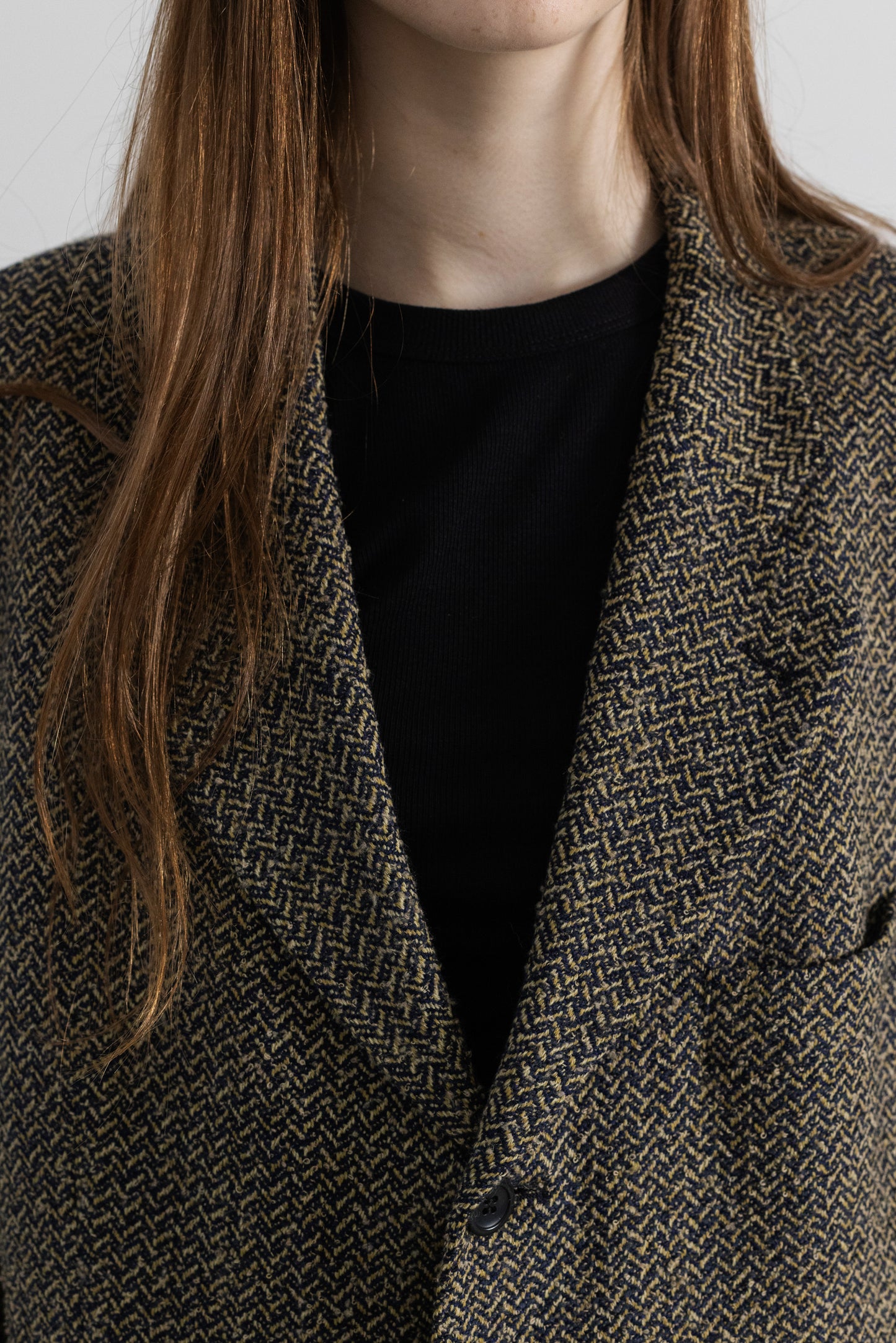 Vintage JOOP! Chevron Wool Blazer