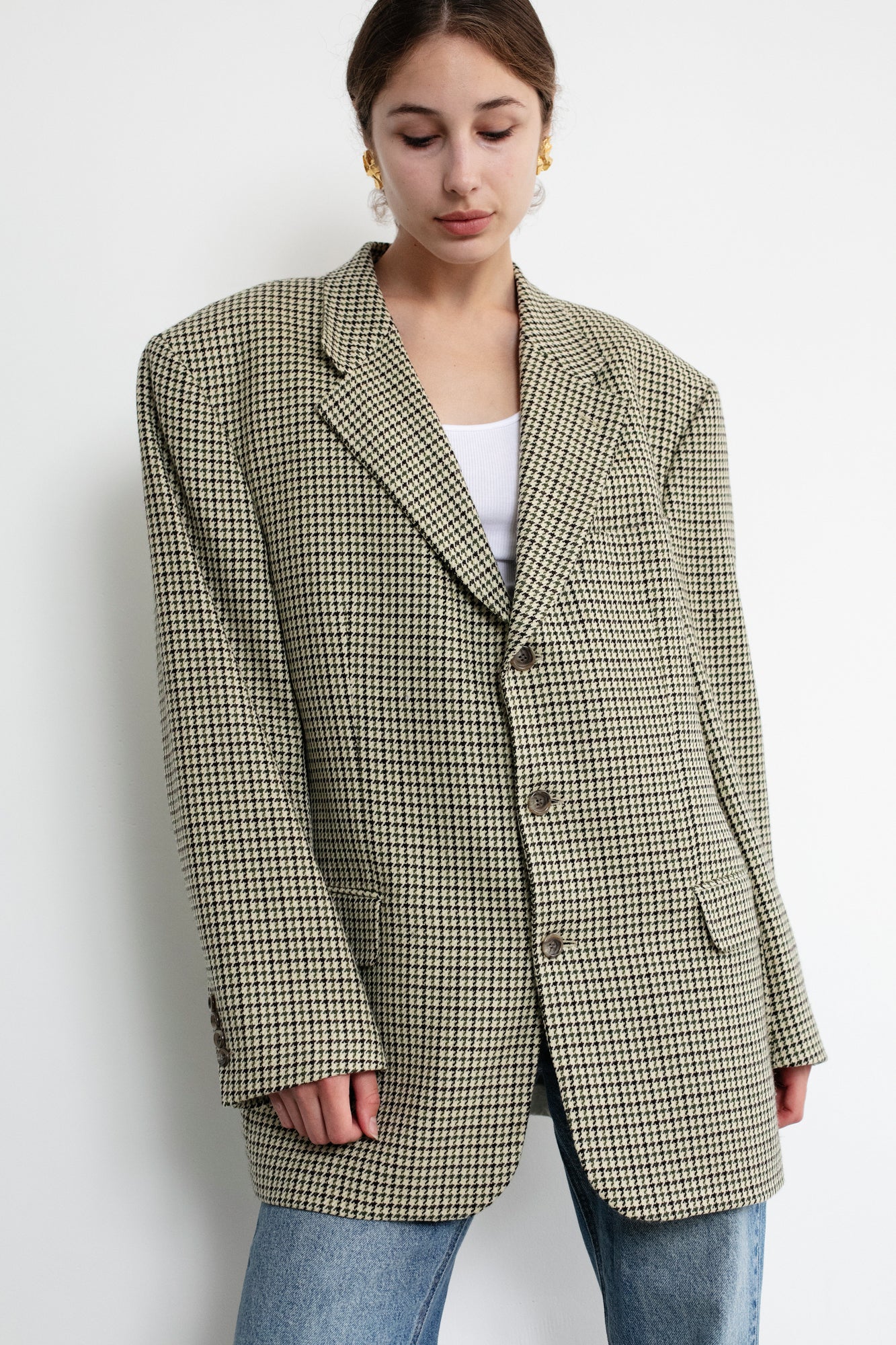 Vintage Hugo Boss Cashmere Wool Blazer