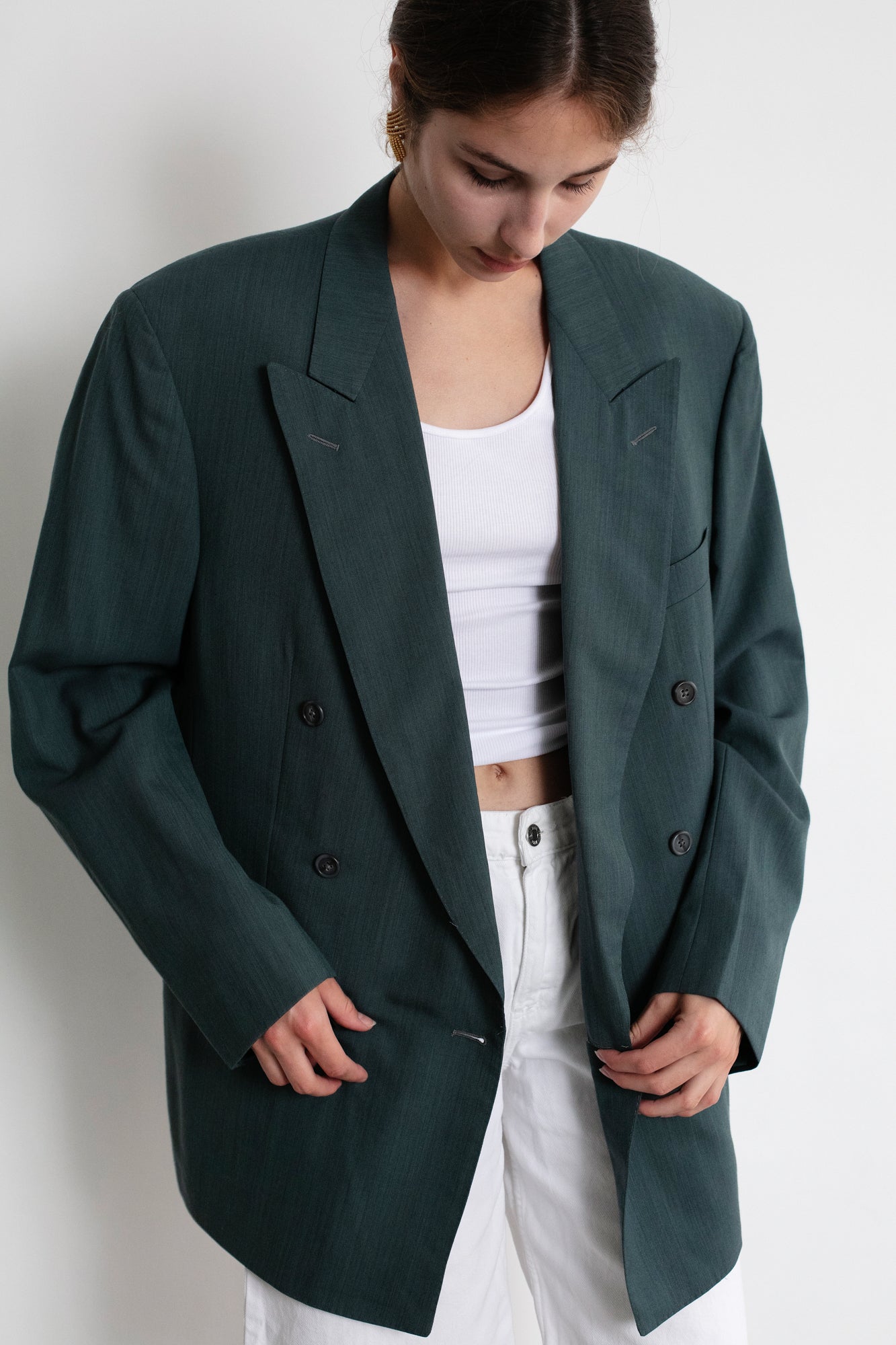 Vintage Ermenegildo Zegna Oversized Wool Blazer