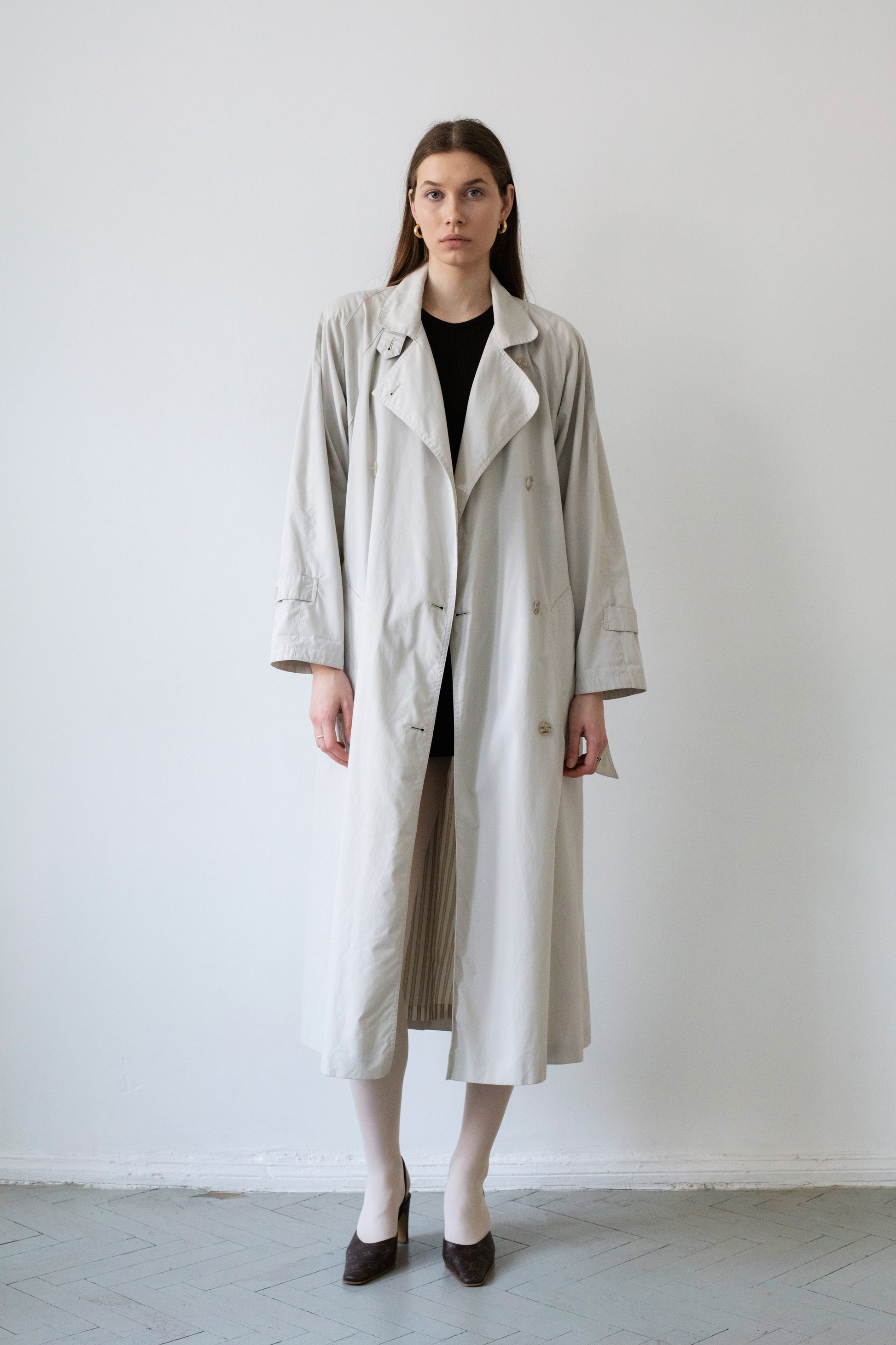 Vintage Beige Trench Coat