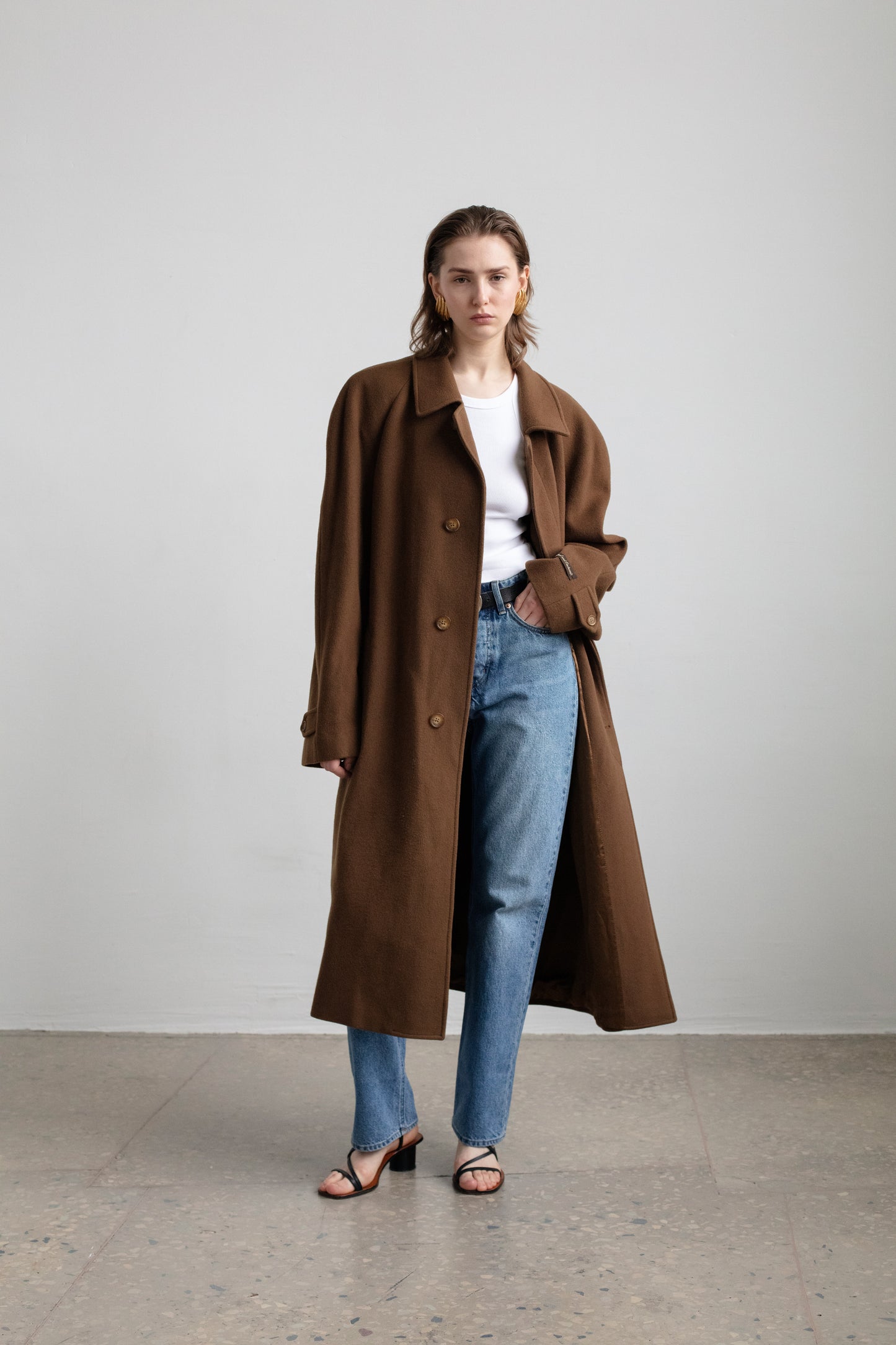 Vintage Cashmere Wool Coat