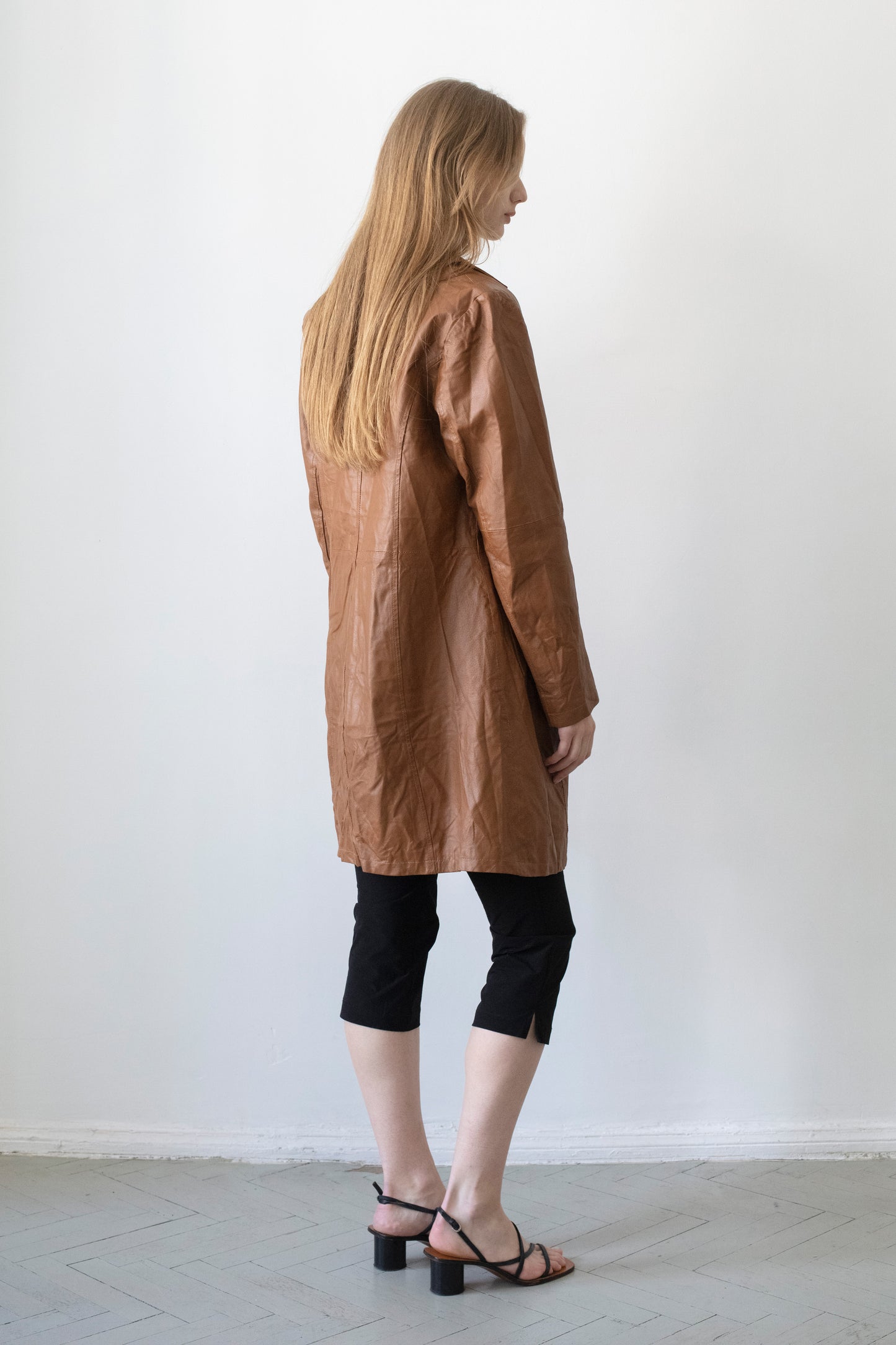 Vintage Brown Leather Jacket