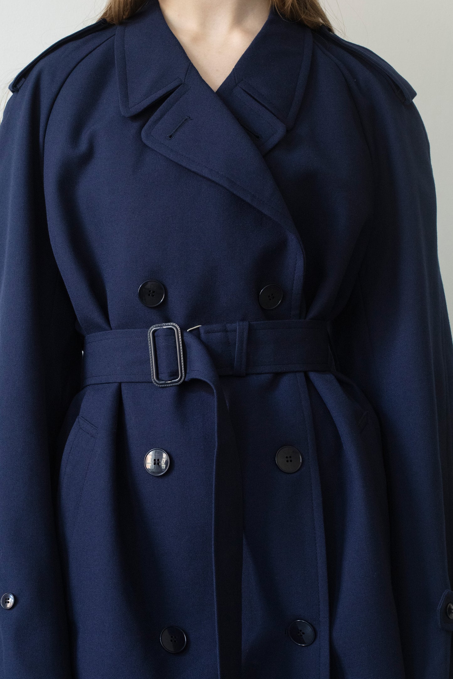 Vintage Navy Trench Coat