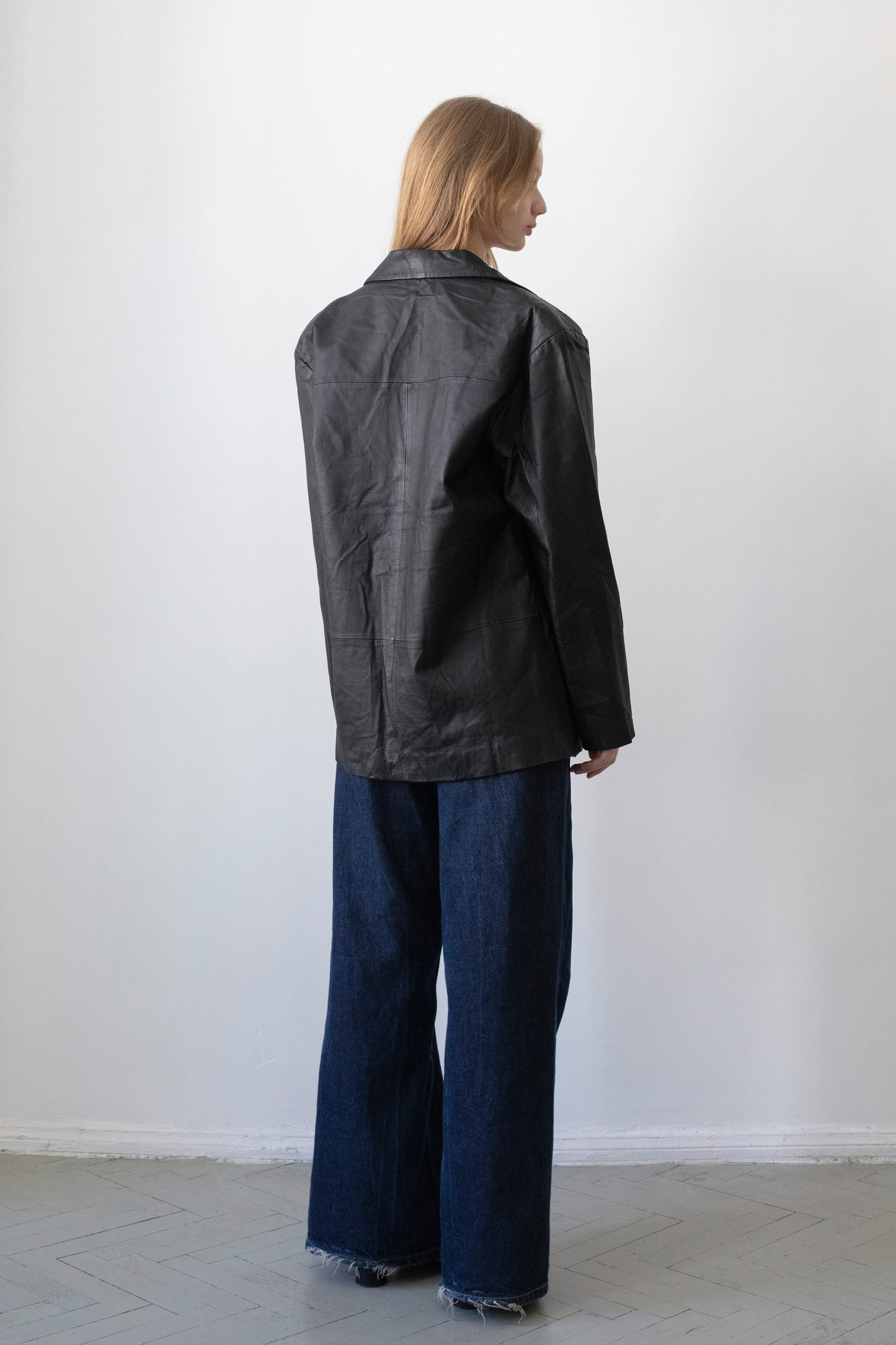 Vintage Black Leather Jacket