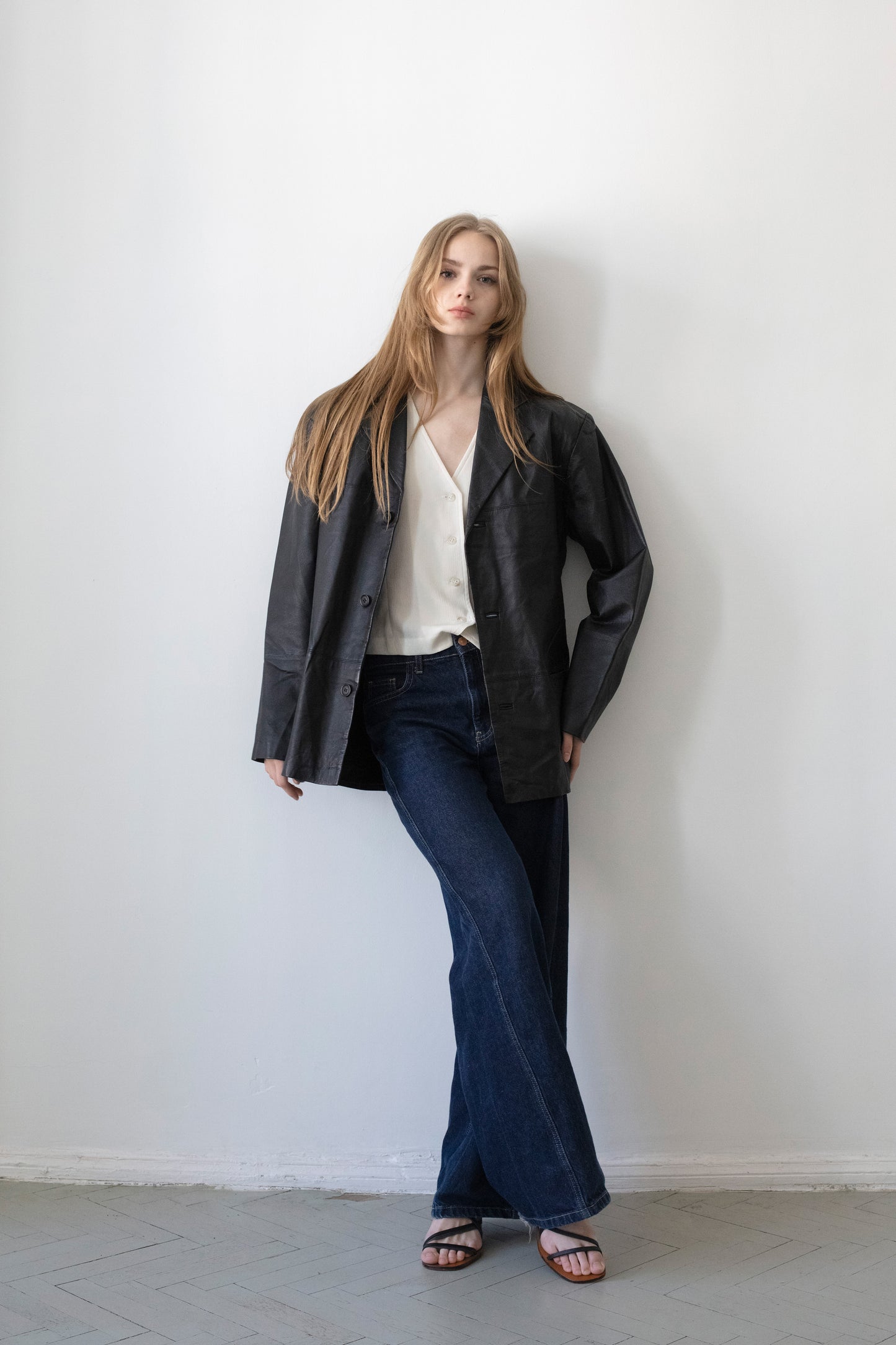 Vintage Black Leather Jacket