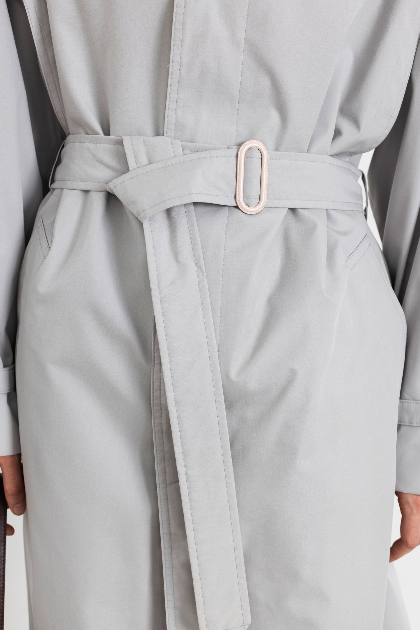 Vintage Grey Trench Coat