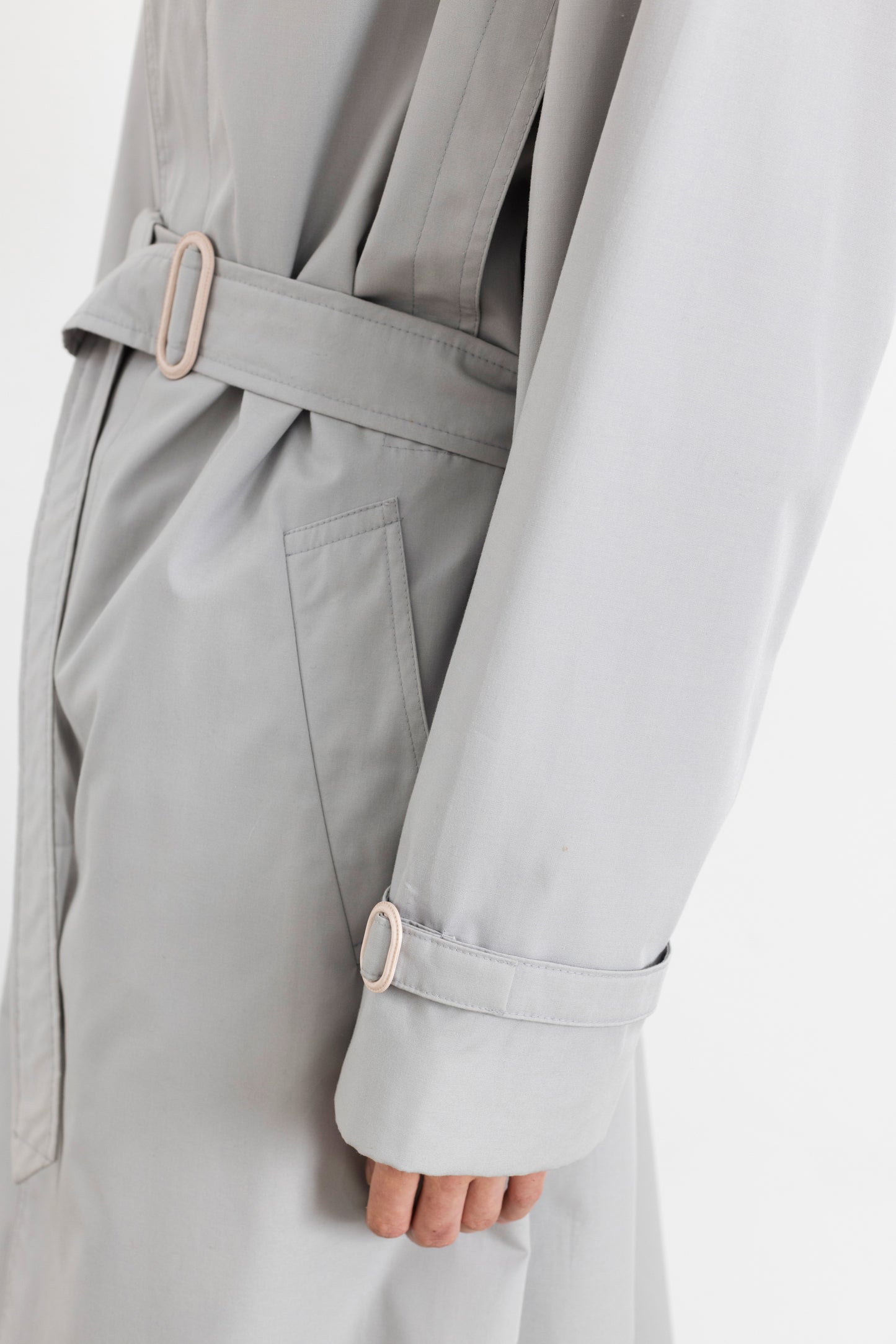 Vintage Grey Trench Coat