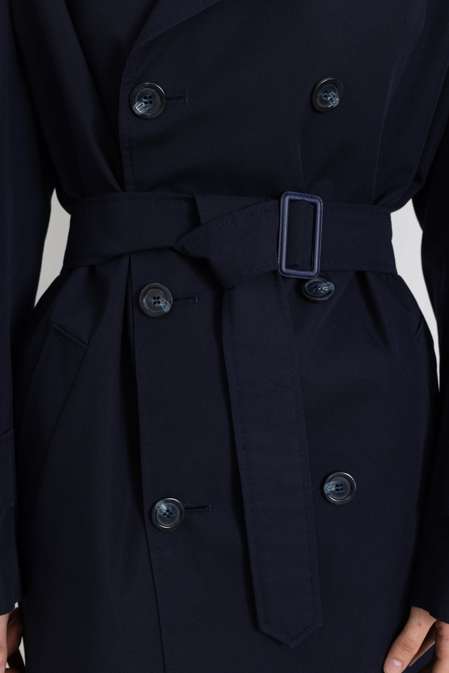 Vintage Navy Trench Coat