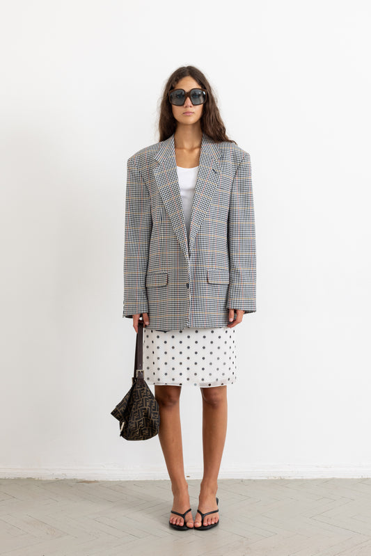 Vintage Houndstooth Blazer