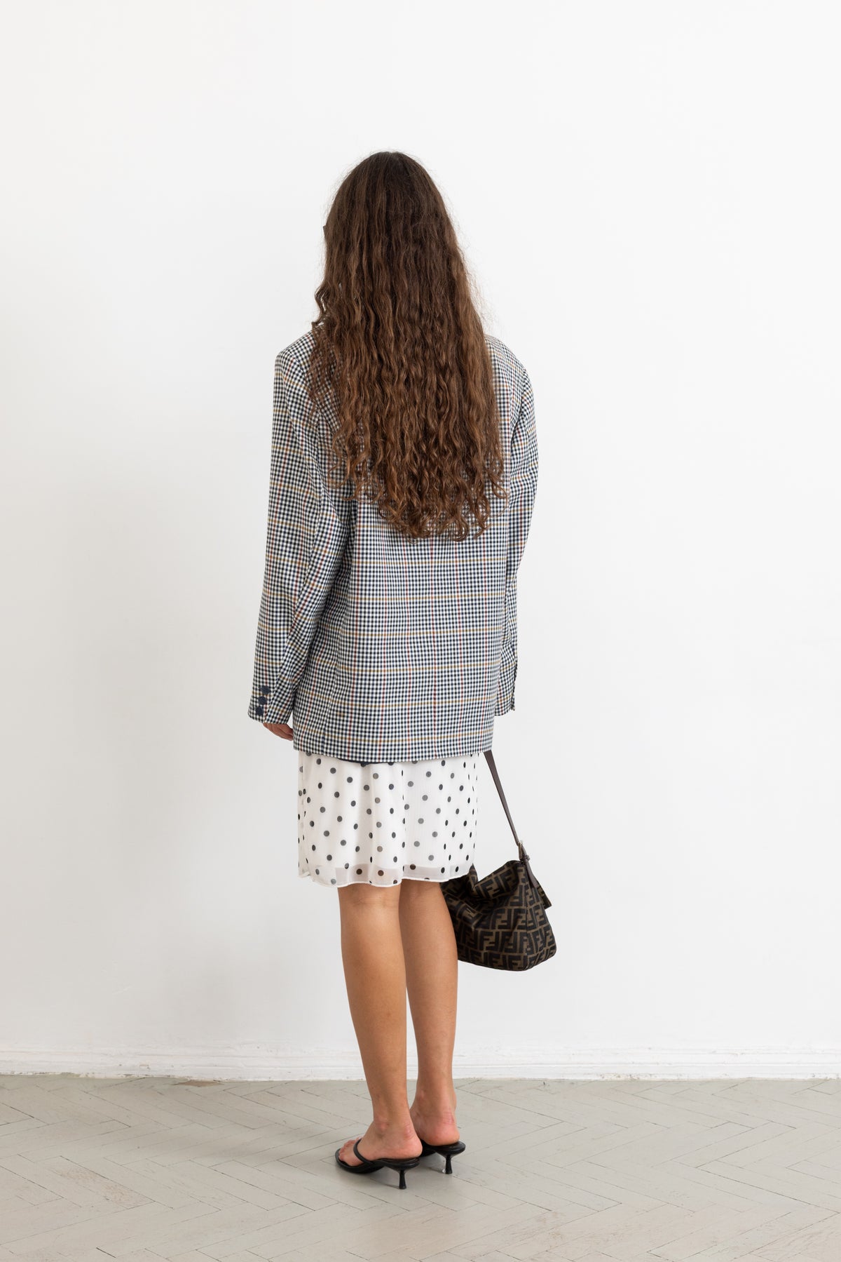 Vintage Houndstooth Blazer
