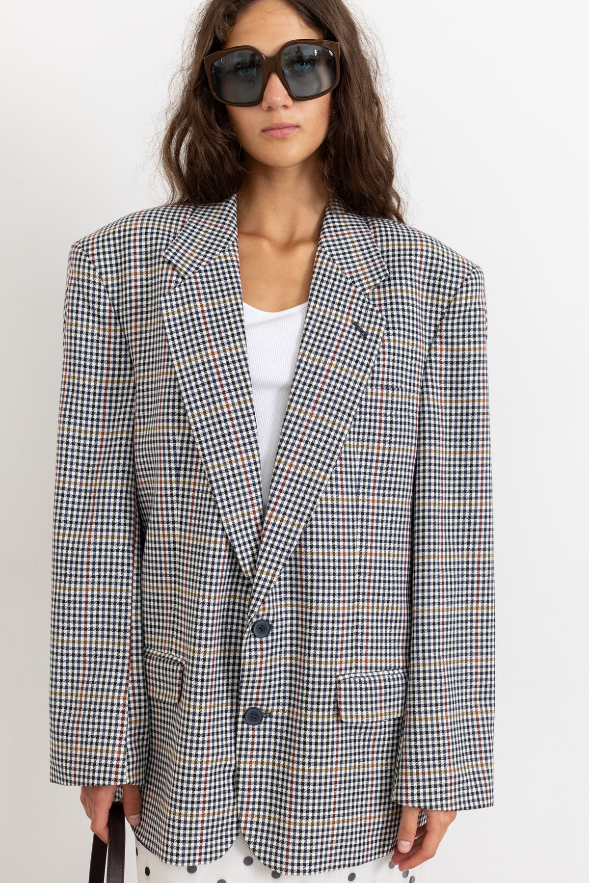 Vintage Houndstooth Blazer