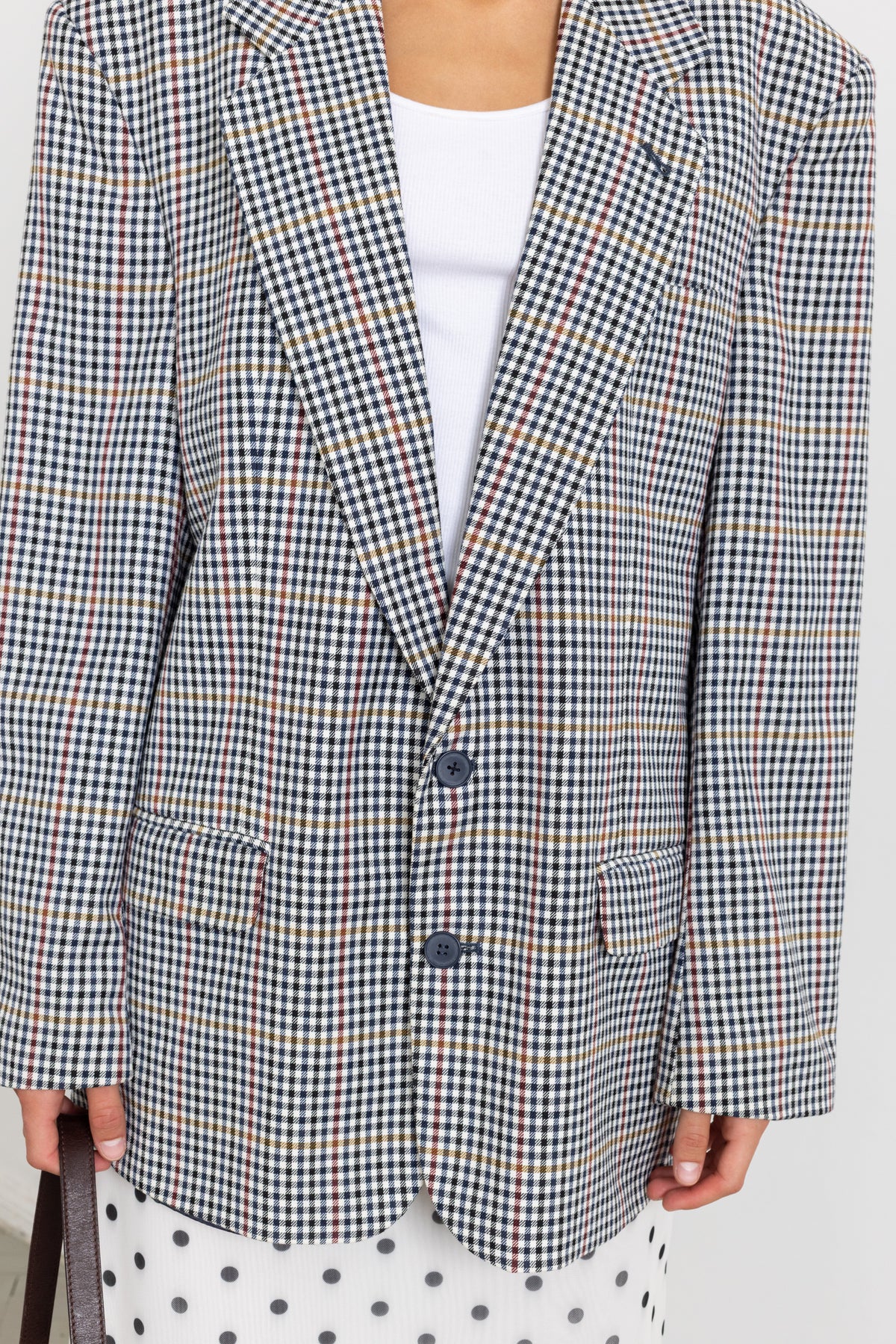 Vintage Houndstooth Blazer