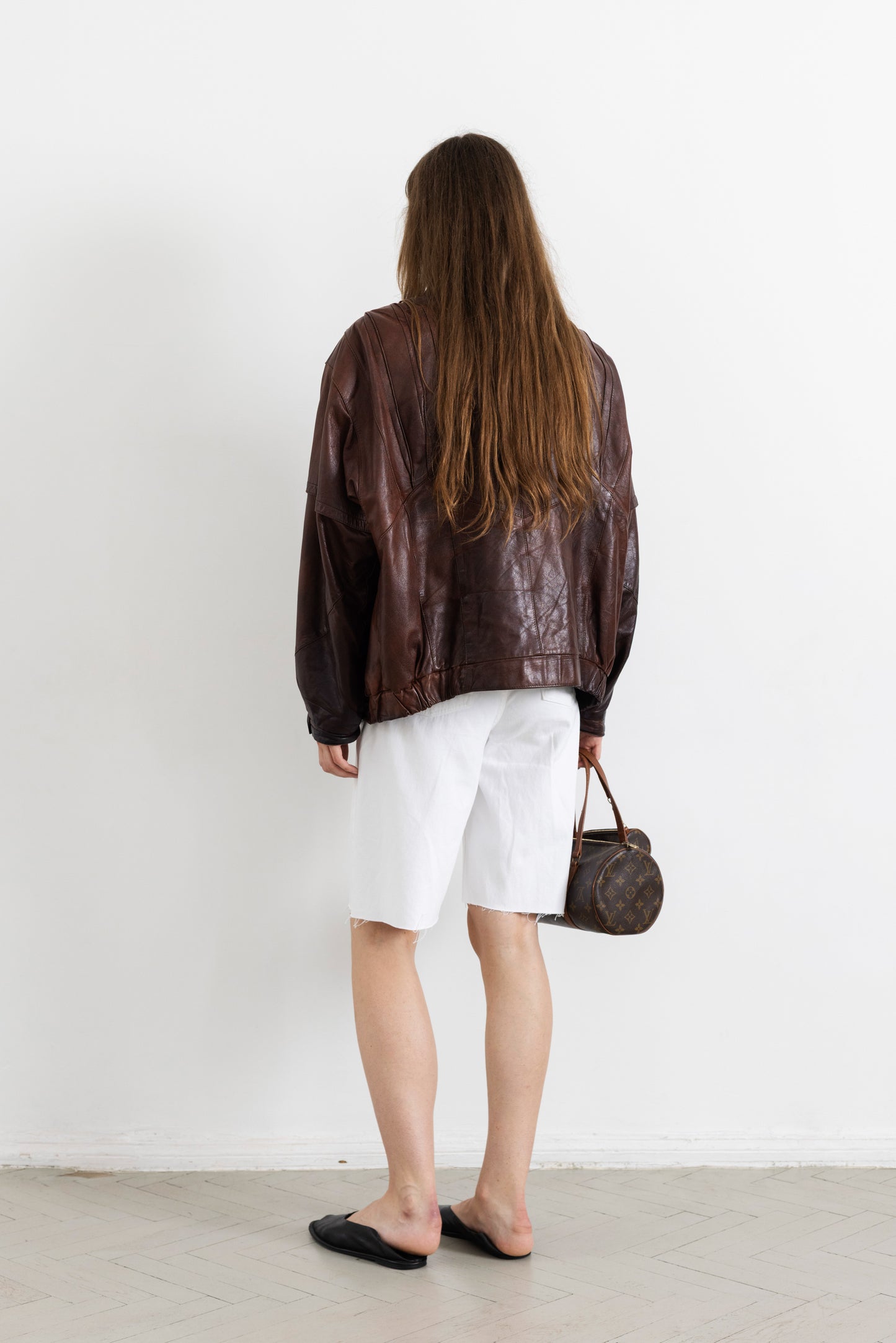 Vintage Brown Leather Jacket