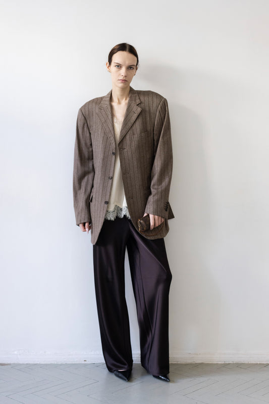 Vintage Baldessarini Striped 100% Cashmere Blazer