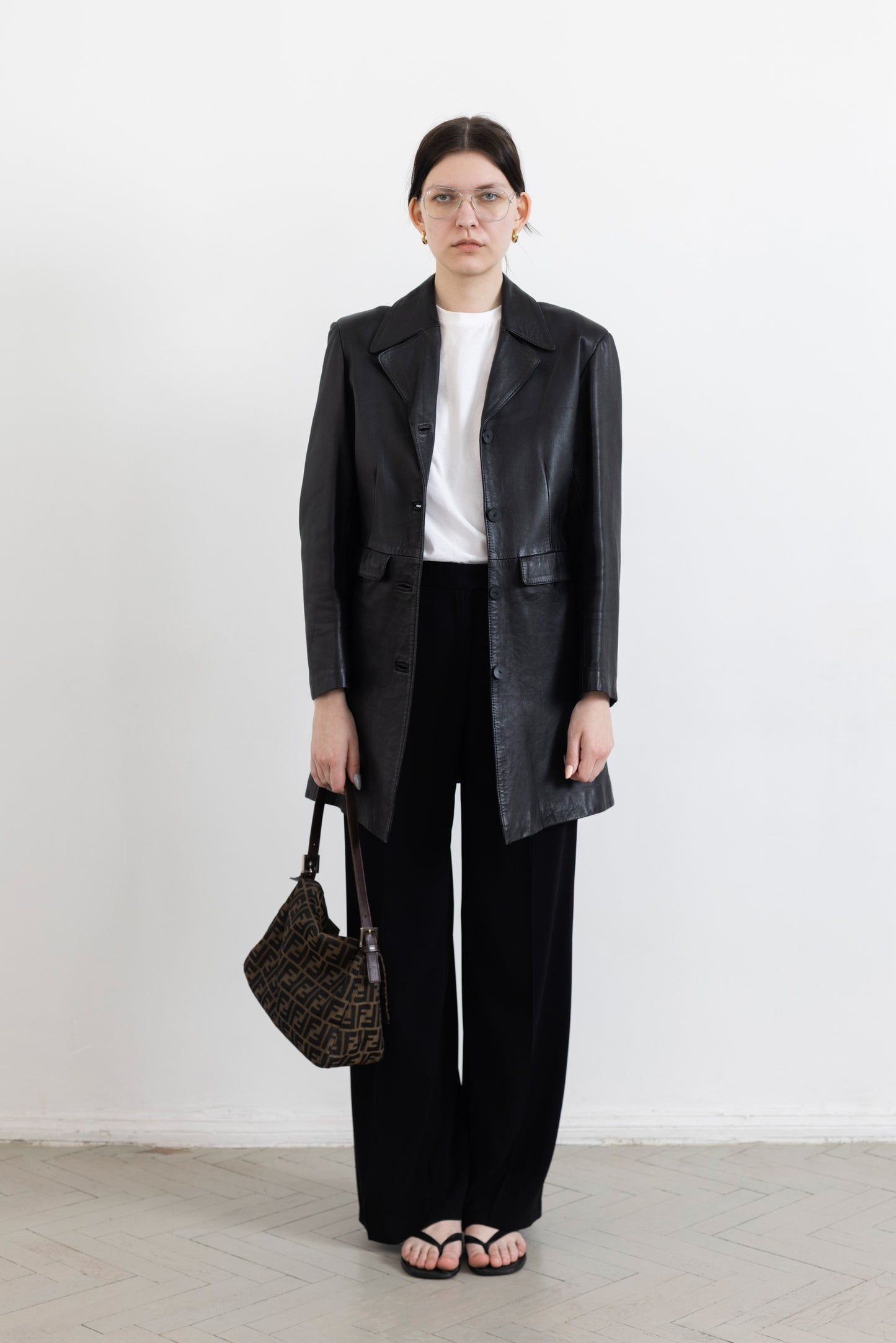 Vintage Black Soft Leather Jacket