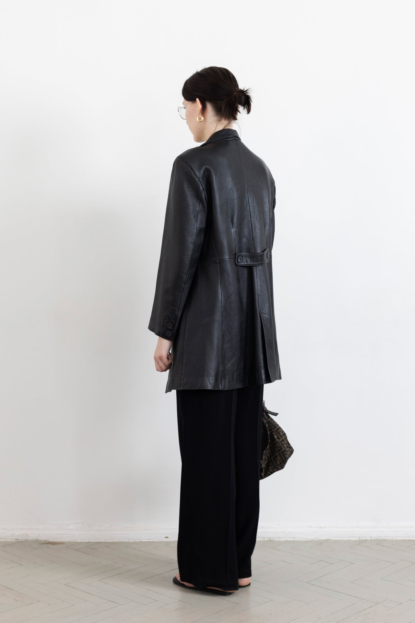 Vintage Black Soft Leather Jacket