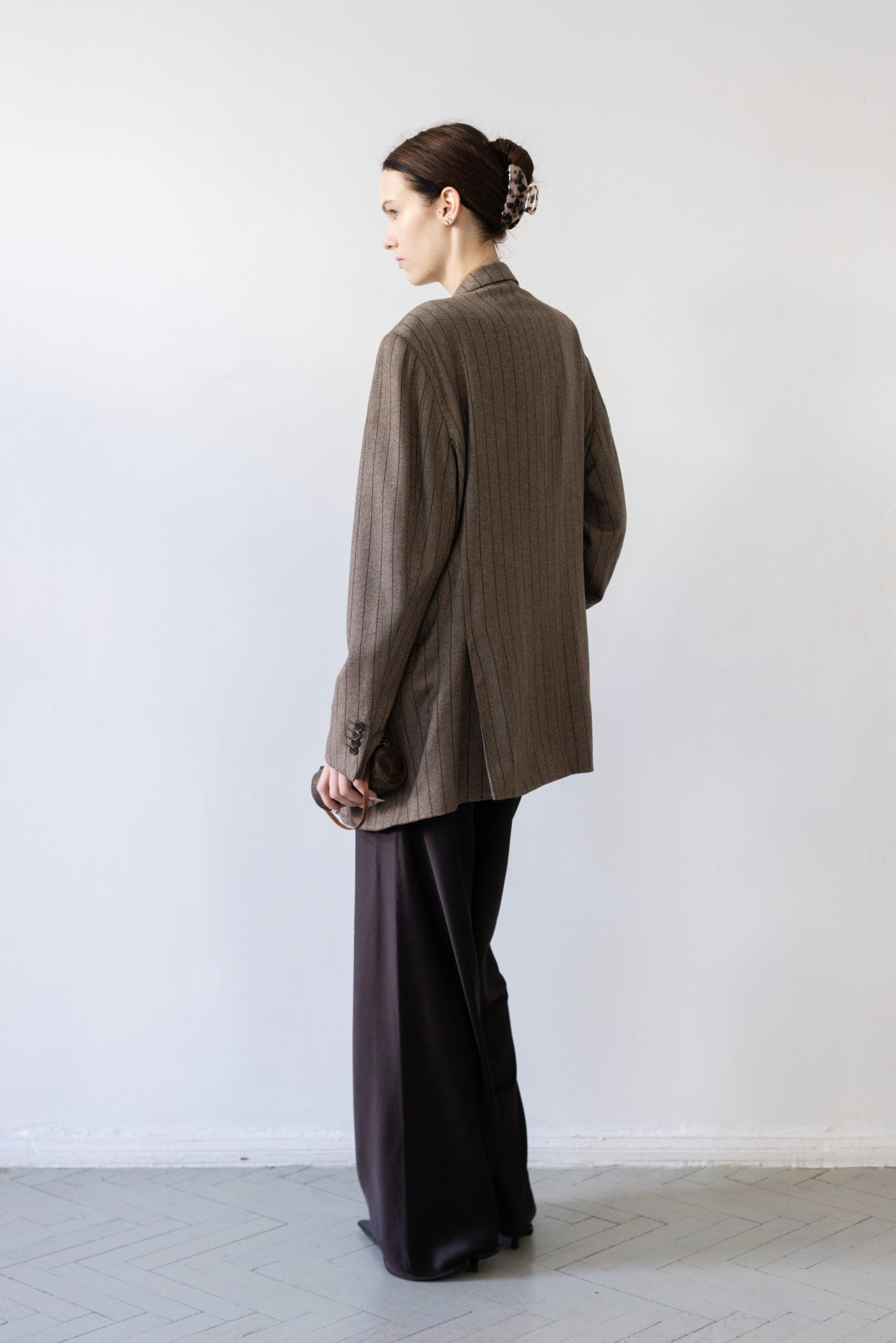 Vintage Baldessarini Striped 100% Cashmere Blazer
